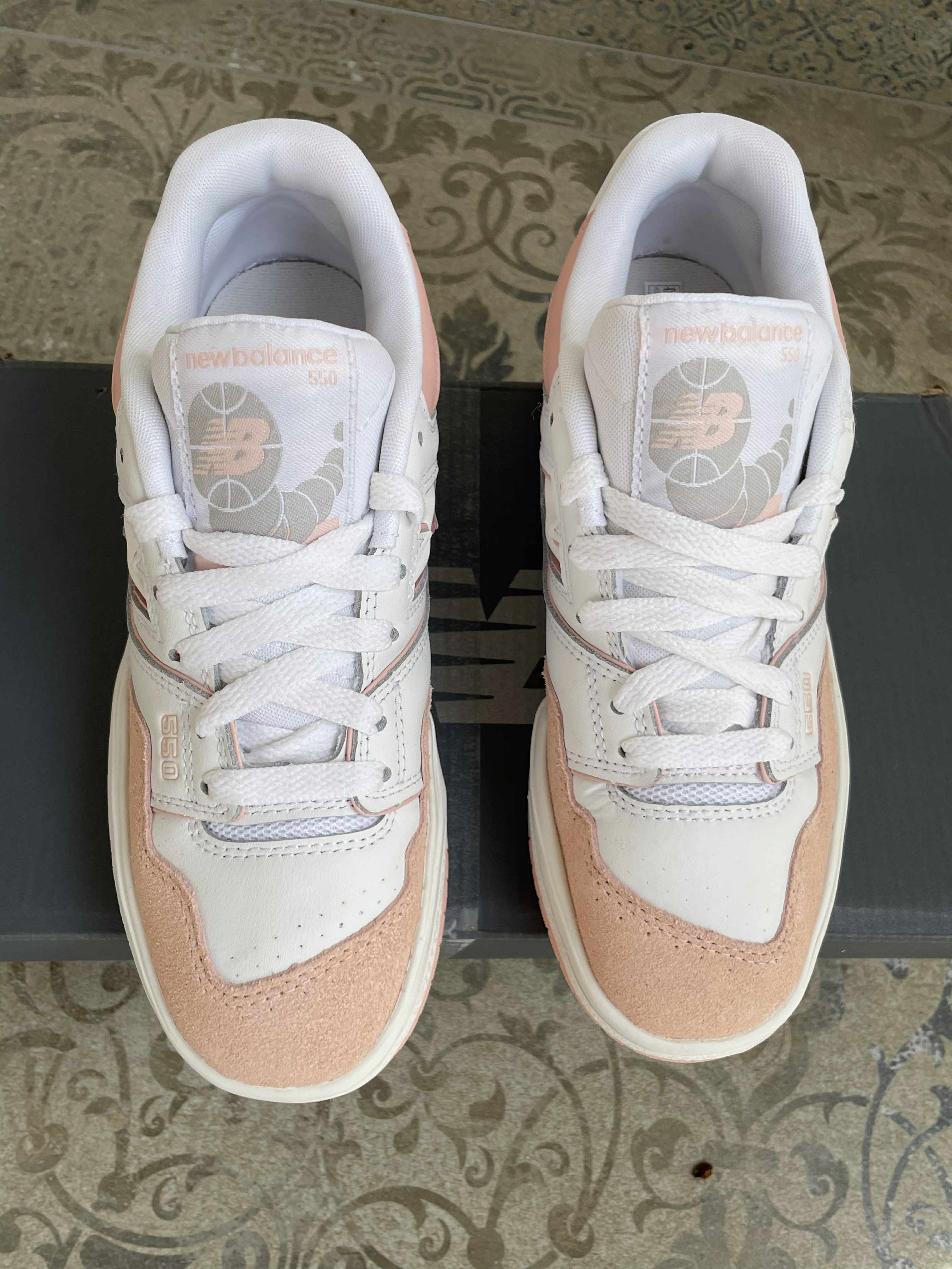New Balance New Balance 550 Pink Leather US 4.5 EU 37 Size US 4.5 / IT 34.5 - 5 Thumbnail