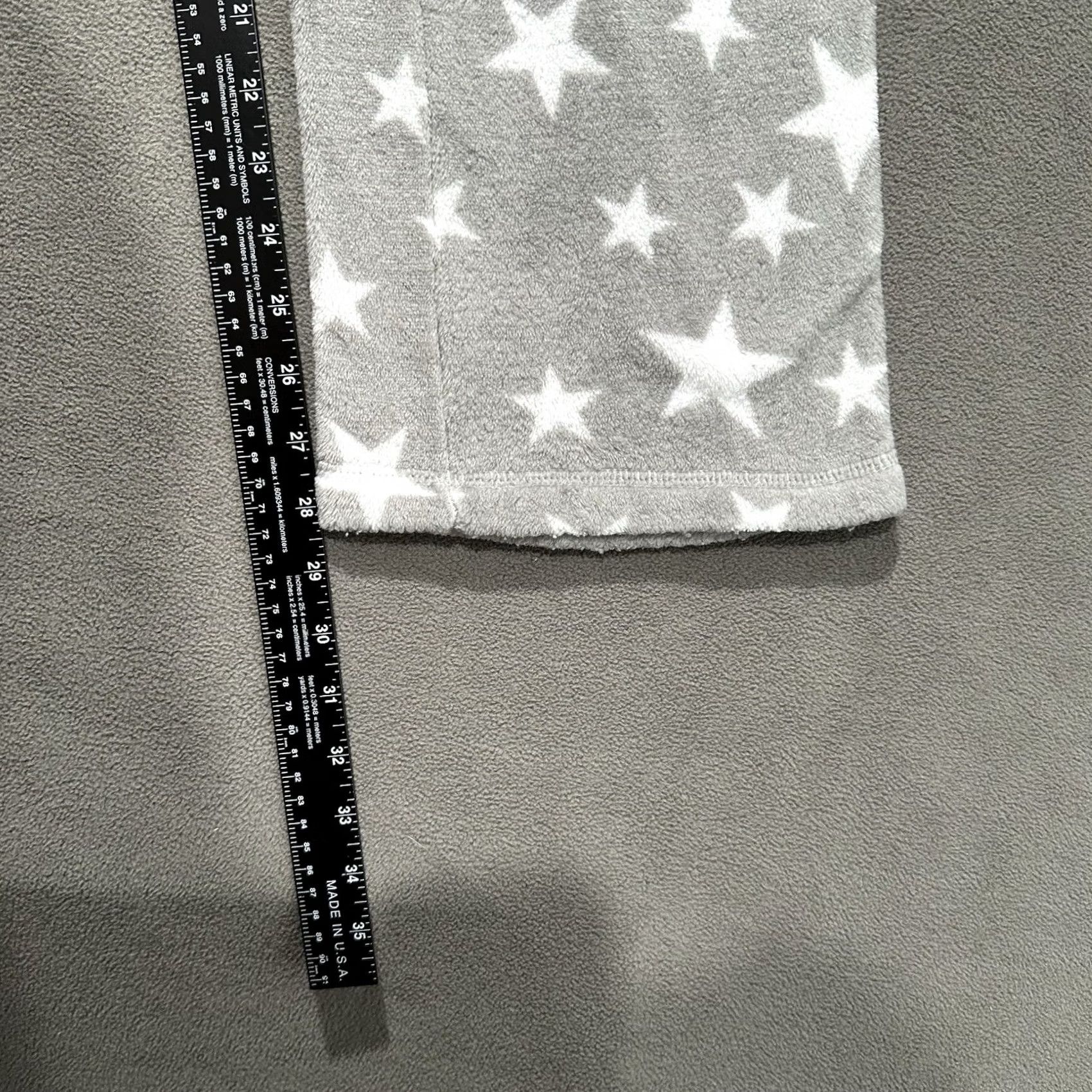 Vintage Secret Treasures Pajama Pants Womens XS XL Gray Star Print Fleece Drawstring Vintage? No. Size 40" / US 18 - 7 Thumbnail