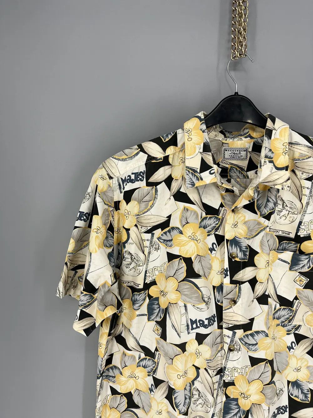 Vintage Vintage Art Streetwear Hawaiian Travis Scott style Size US L / EU 52-54 / 3 - 4 Thumbnail