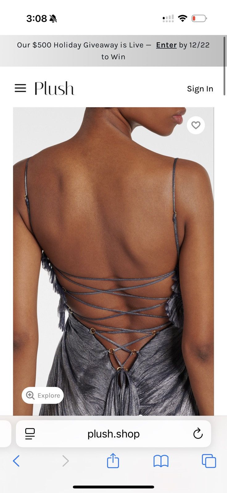 Other Maria Lucia Hohan Victoria gown in Nightfall Size XS / US 0-2 / IT 36-38 - 5 Thumbnail
