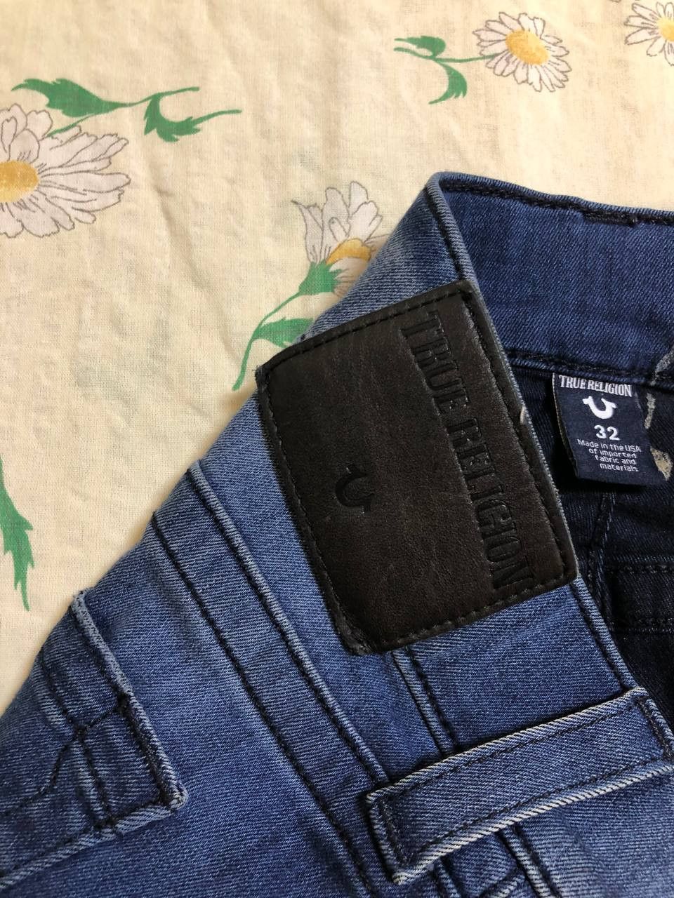 True Religion True Religion Jeans Womens Blue Denim Geno Relaxed Size 32" / US 10 / IT 46 - 13 Thumbnail
