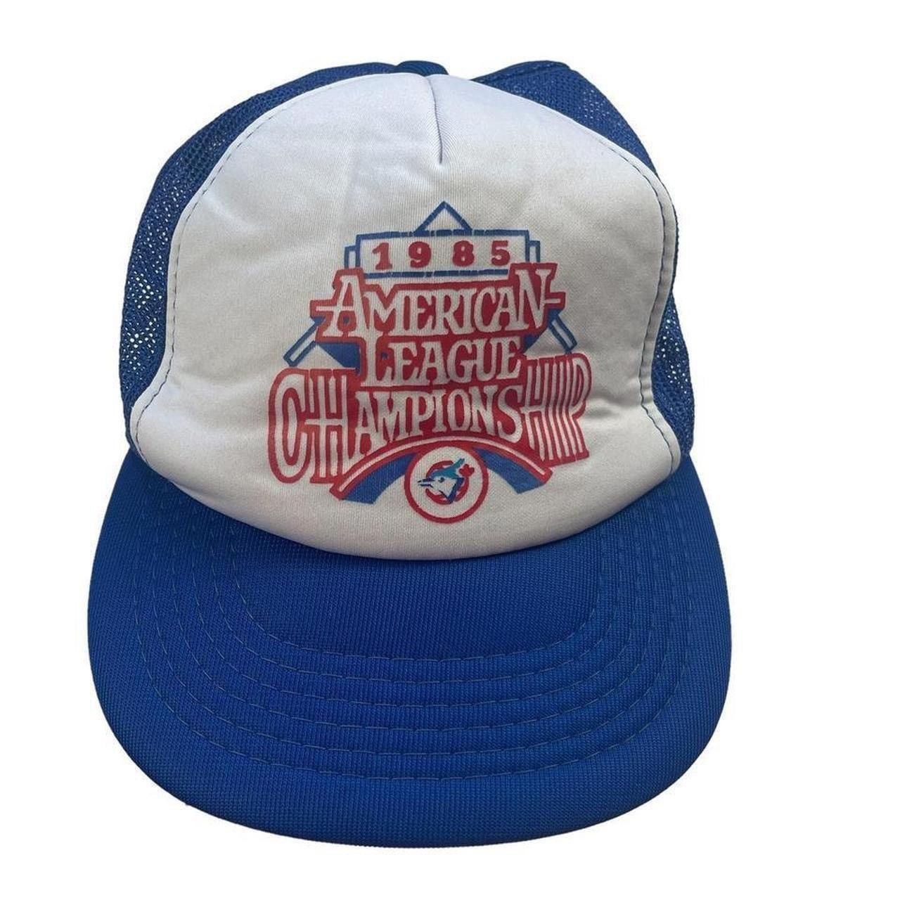 Vintage Vintage Snap Back Hat Trucker Cap 1985 American League Size ONE SIZE - 1 Thumbnail
