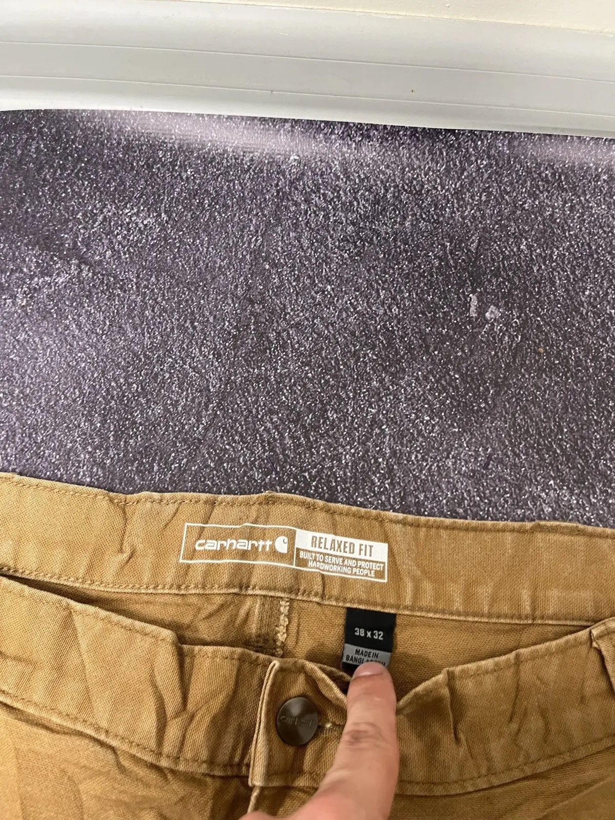Carhartt × Vintage Vintage Carhartt Double Knee USA Work Hype Baggy Pants Size US 38 / EU 54 - 7 Thumbnail