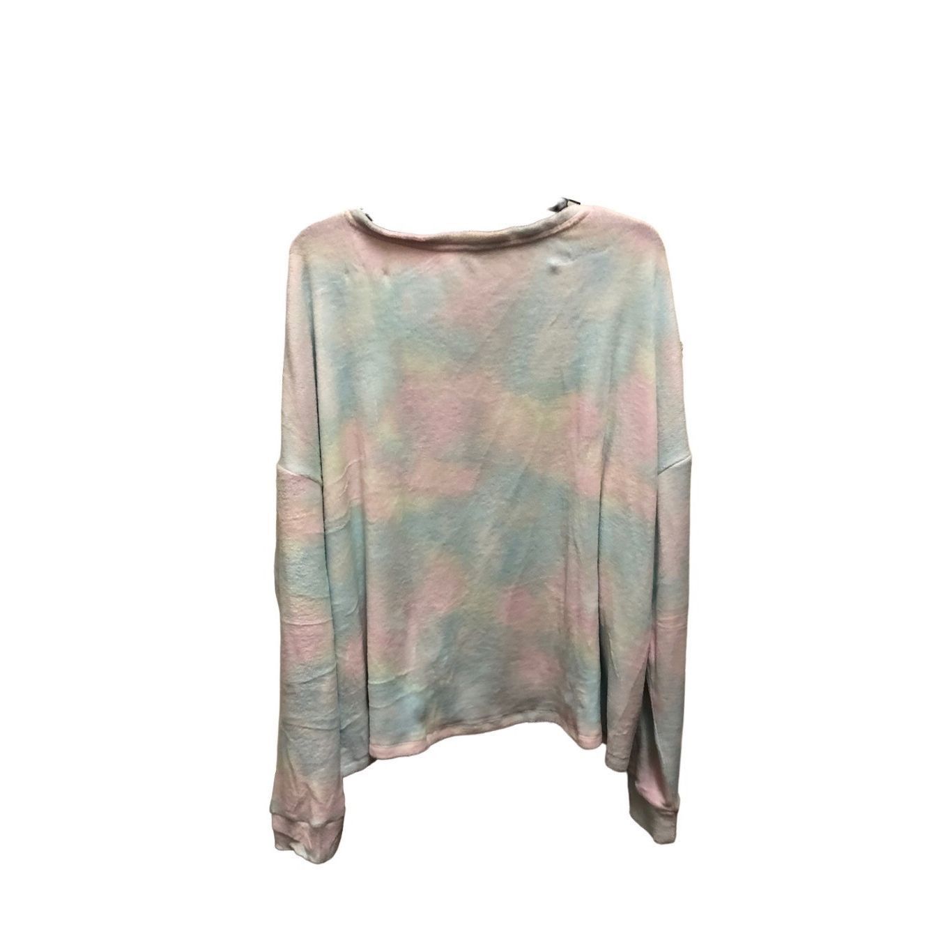 Other So Women’s Pastel Rainbow Tie Dye Two Piece Sleep Pajama Set Size 3XL / US 20-22 - 2 Thumbnail