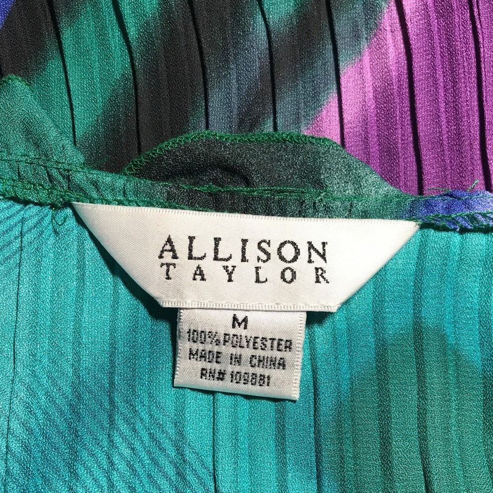 Other Allison Taylor Ruffled Stretch V-Neck Long Sleeve Blouse M Size M / US 6-8 / IT 42-44 - 3 Thumbnail