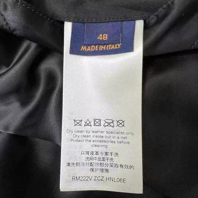 Louis Vuitton Louis Vuitton Black Leather Sleeve Bomber Jacket-2506 Size US M / EU 48-50 / 2 - 6 Thumbnail