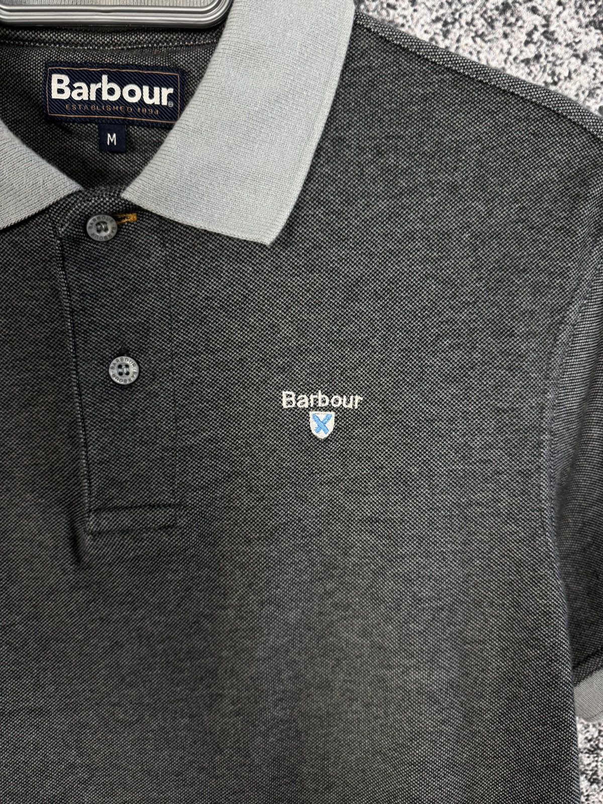 Barbour × Vintage Men’s Barbour Polo Shirt Luxury Size M Medium Size US M / EU 48-50 / 2 - 6 Thumbnail