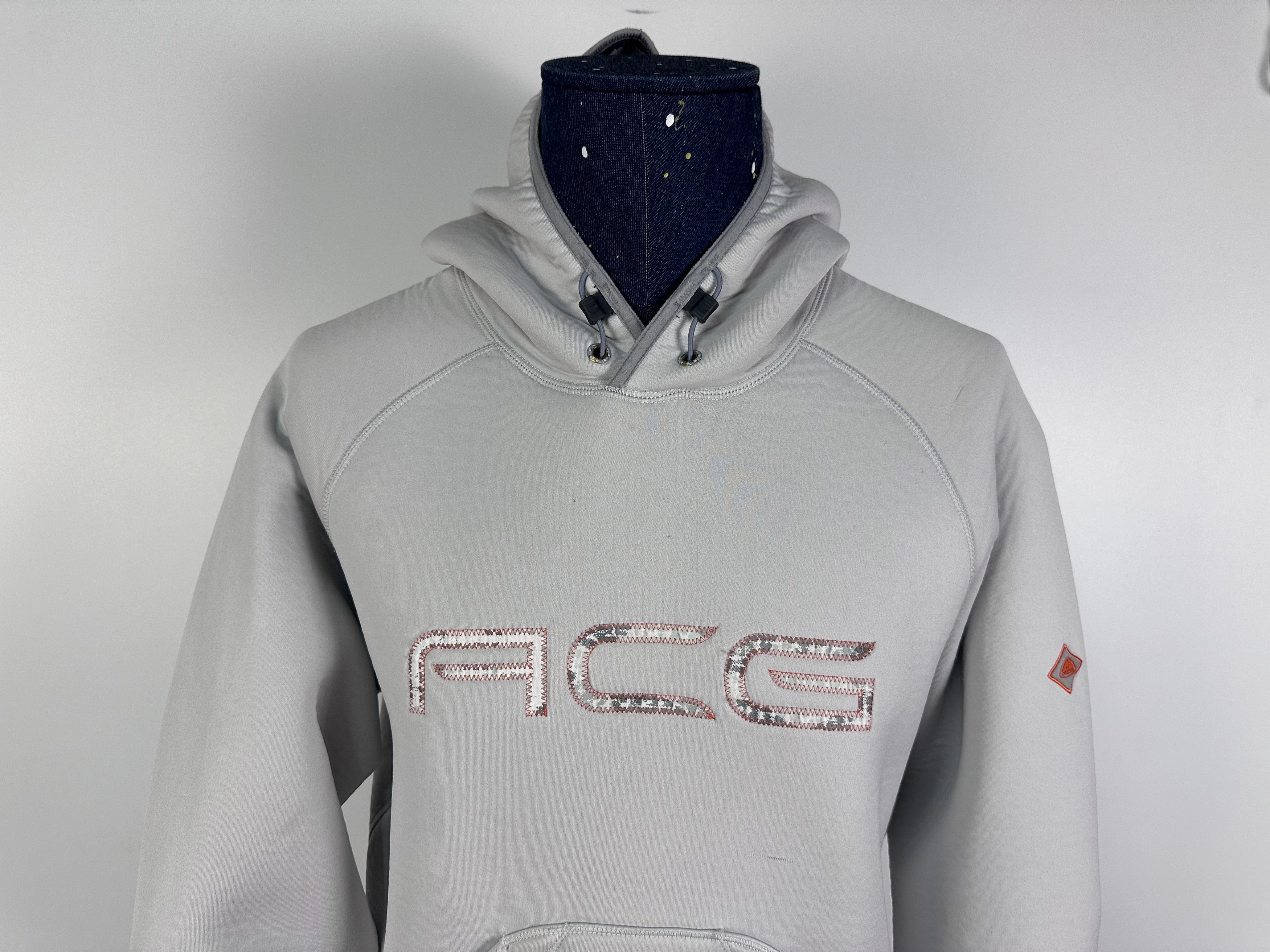 Nike × Nike ACG × Vintage Vintage Nike Acg Hoodie Gray Mens Size S Size US S / EU 44-46 / 1 - 3 Thumbnail
