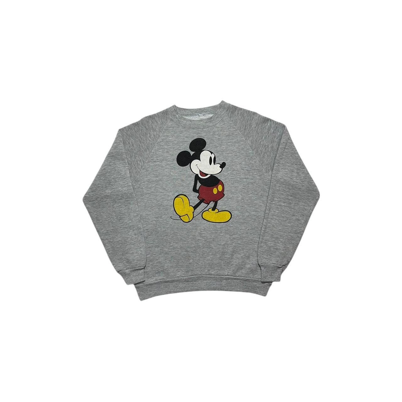 Disney × Vintage Vintage Mickey Raglan 80's Crewneck Size US S / EU 44-46 / 1 - 1 Thumbnail