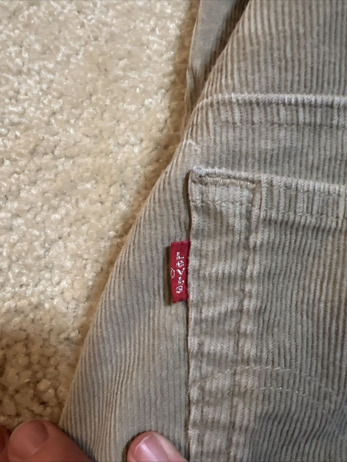 Levi's Levi's Women's 550 Classic Relaxed Stretch corduroy pants Size 32" / US 10 / IT 46 - 2 Thumbnail