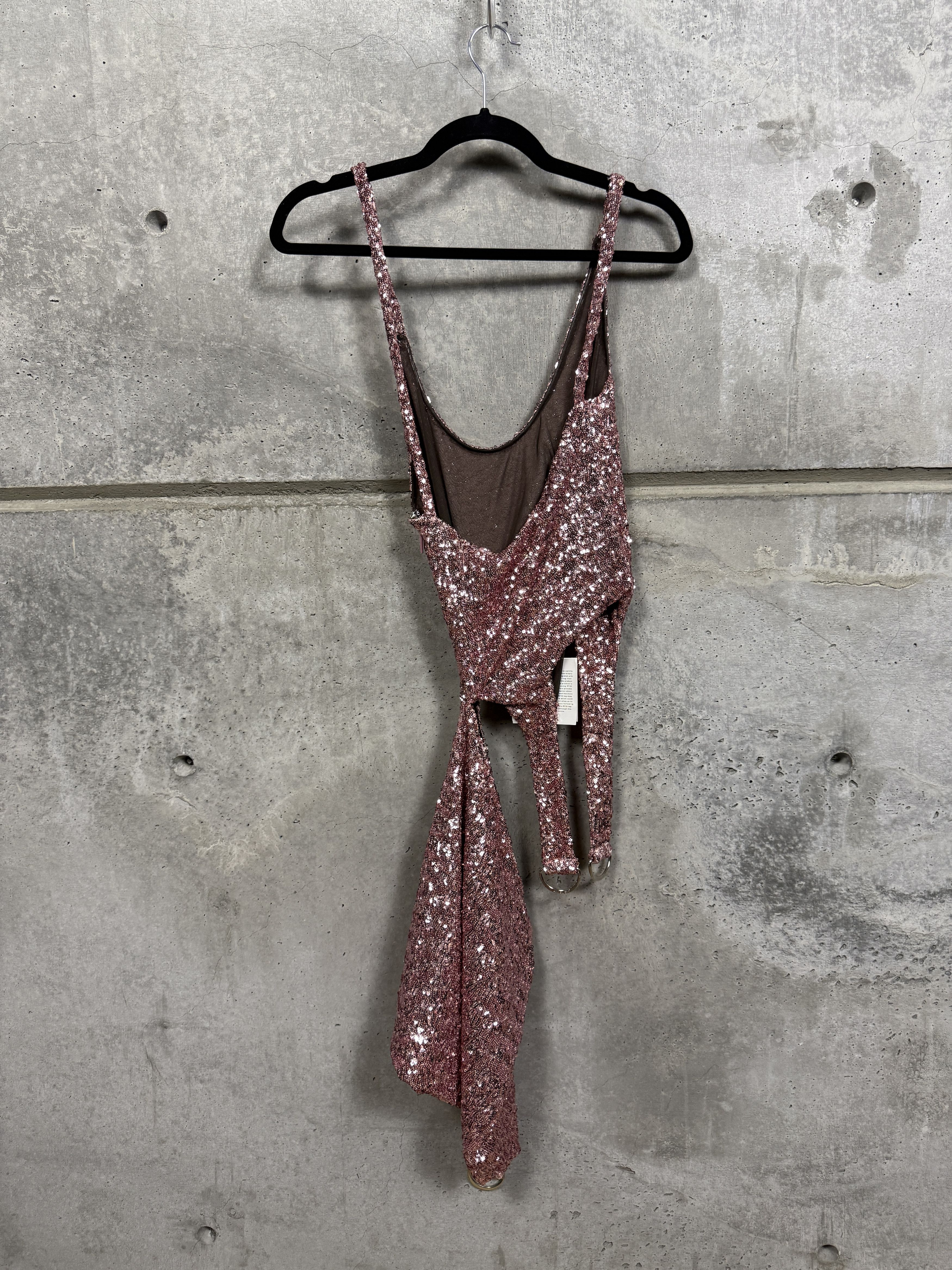 Ambush Design $1030 Ambush Sequin Asymmetric Mini Dress Size S / US 4 / IT 40 - 6 Thumbnail