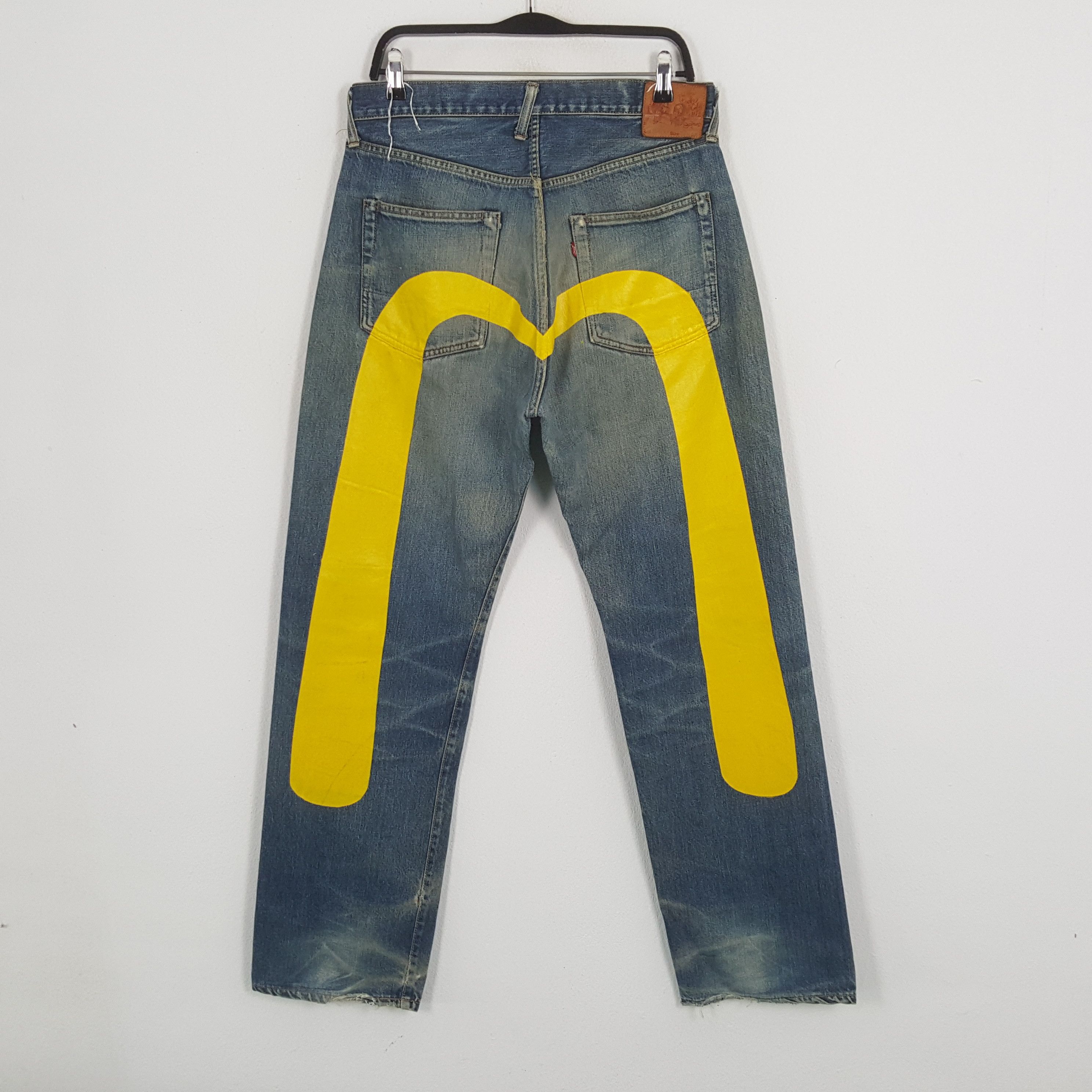 Evisu × Japanese Brand × Vintage EVIS Japanese Brand Streetwear Custom Daicock Vintage Jeans Size US 31 - 1 Thumbnail