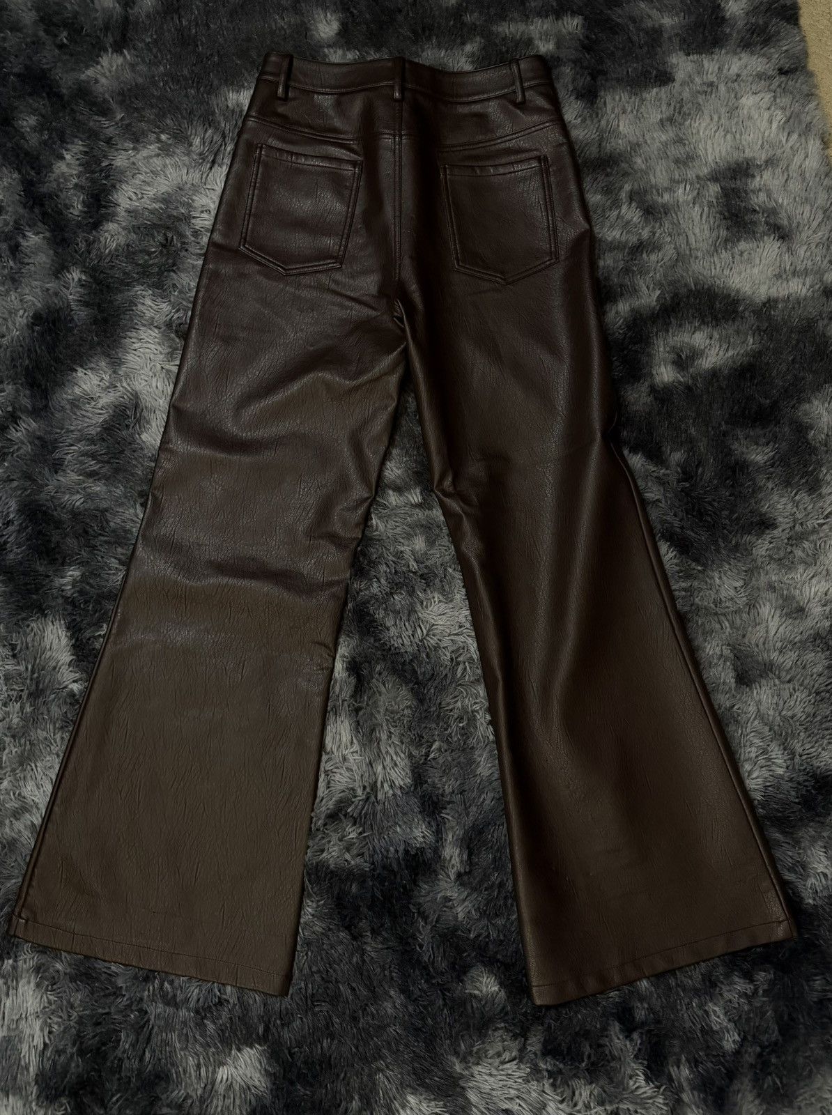 Ranger Cartel Ranger Cartel Brown Leather Pants Size US 32 / EU 48 - 4 Thumbnail