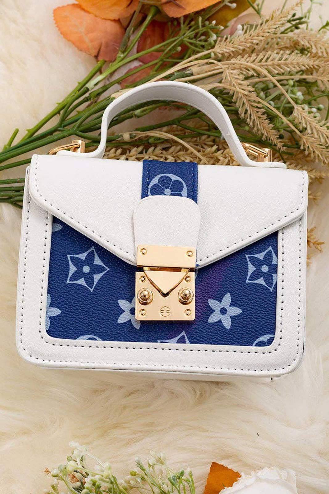 Other White and Navy Blue Inspired Mini Purse Size ONE SIZE - 1 Thumbnail