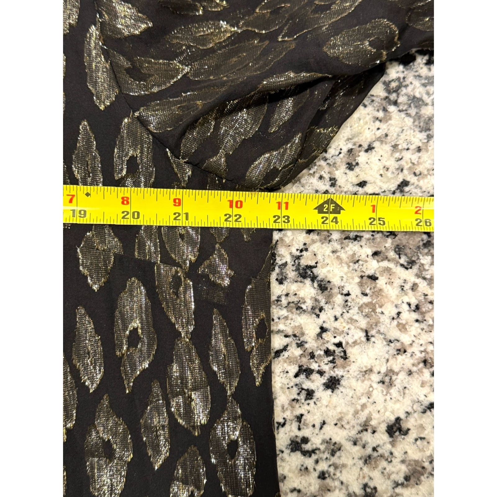 Lilly Pulitzer Francis Silk Metallic Leopard Dress XL Black & Gold Sheath  3/4 Sleeve Luxury Womens - www.bongoclub.cl