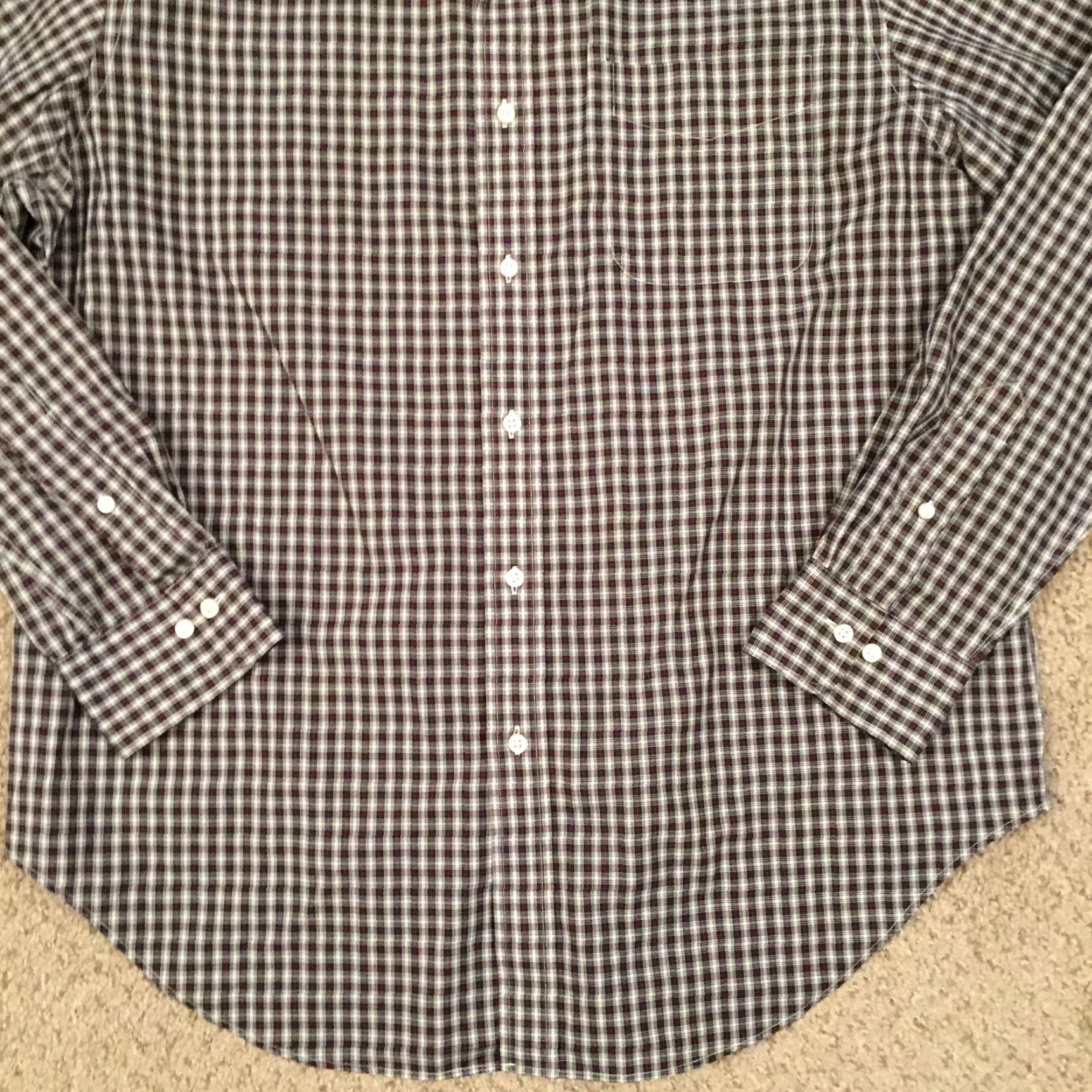 Ralph Lauren Lauren Ralph Lauren Shirt Mens 17 Green Red Plaid Long Sleeve Button Up Size US XL / EU 56 / 4 - 4 Thumbnail