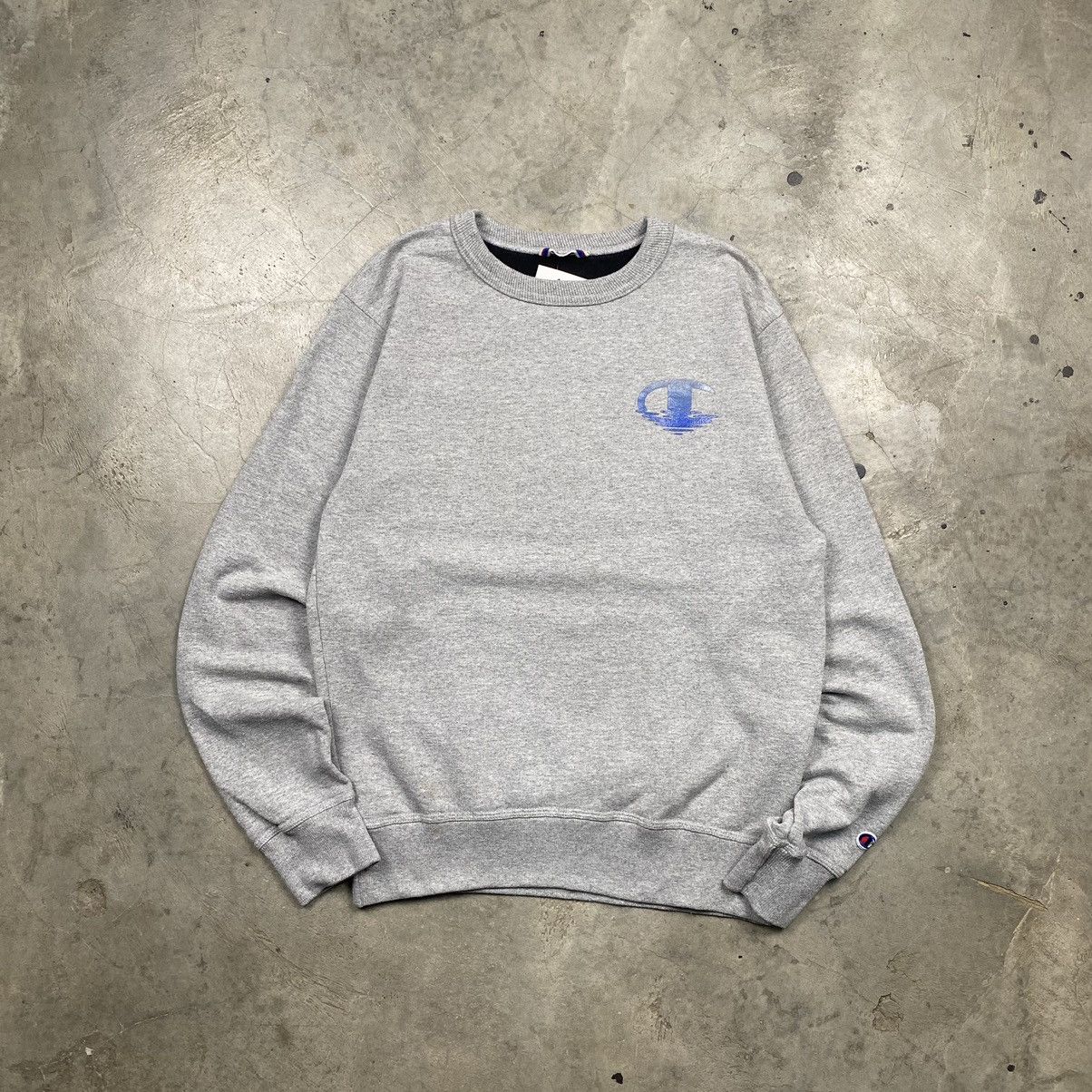 Champion × Vintage y2k Champion Big C Motion Crewneck Size US S / EU 44-46 / 1 - 1 Thumbnail