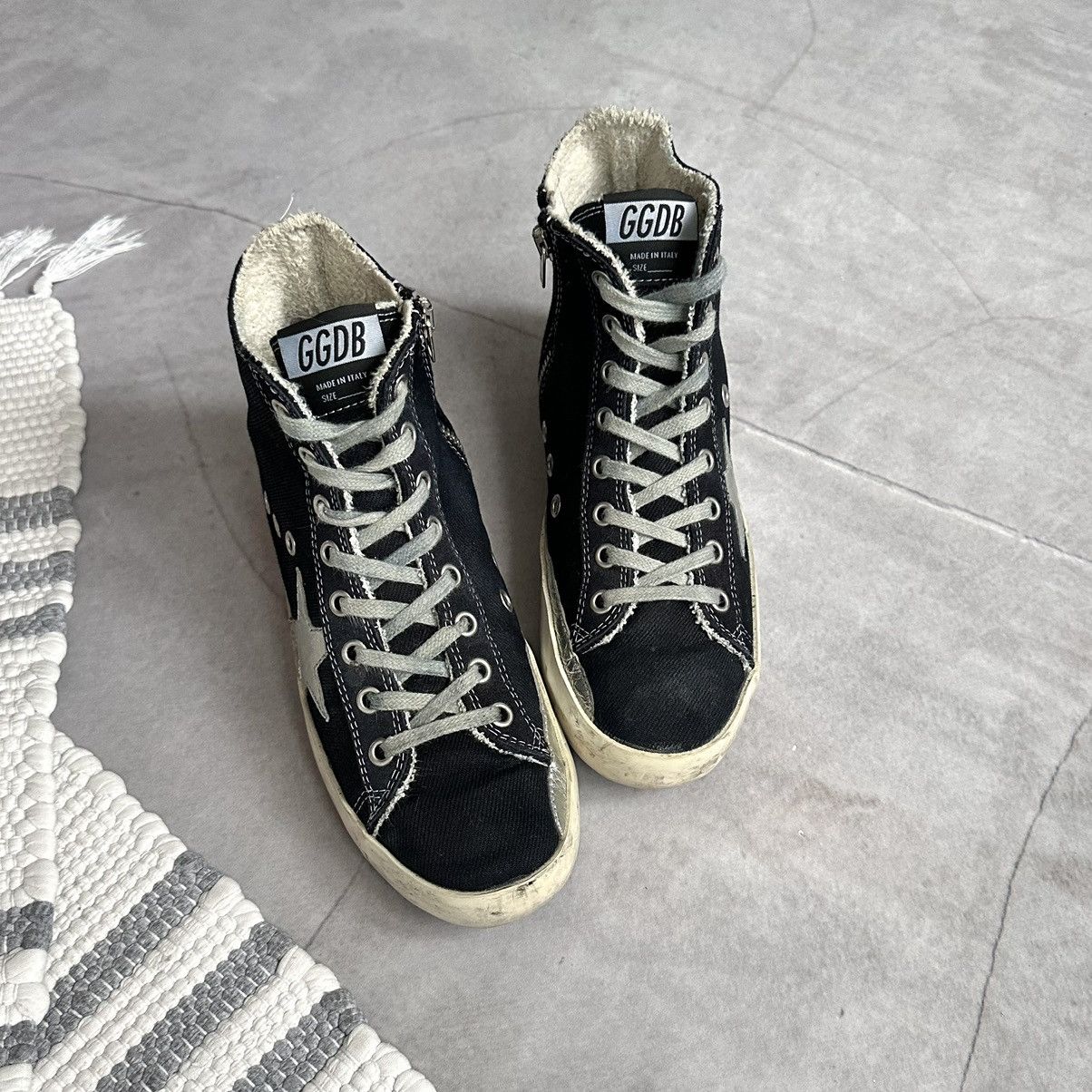 Golden Goose Golden Goose GGDB Francy High Top Sneakers Shoes Size US 6 / IT 36 - 4 Thumbnail