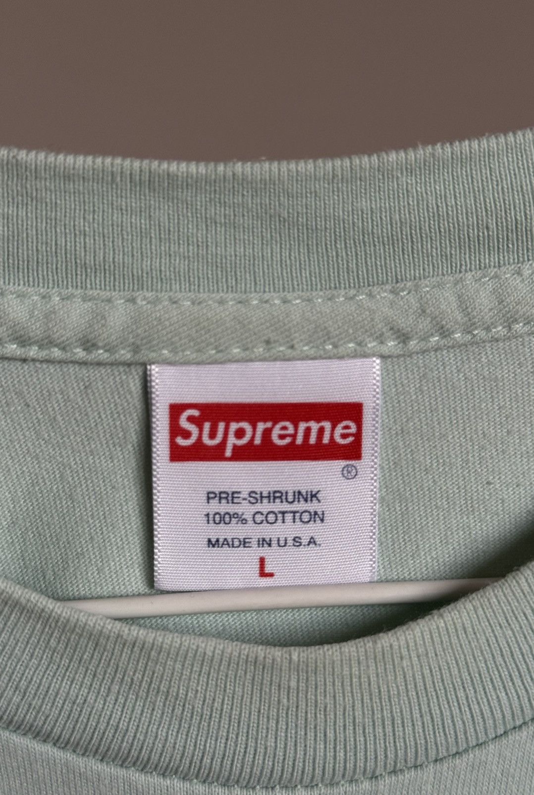 Supreme L Supreme Bed Tee Shirt FW21 Mint Size US L / EU 52-54 / 3 - 5 Thumbnail