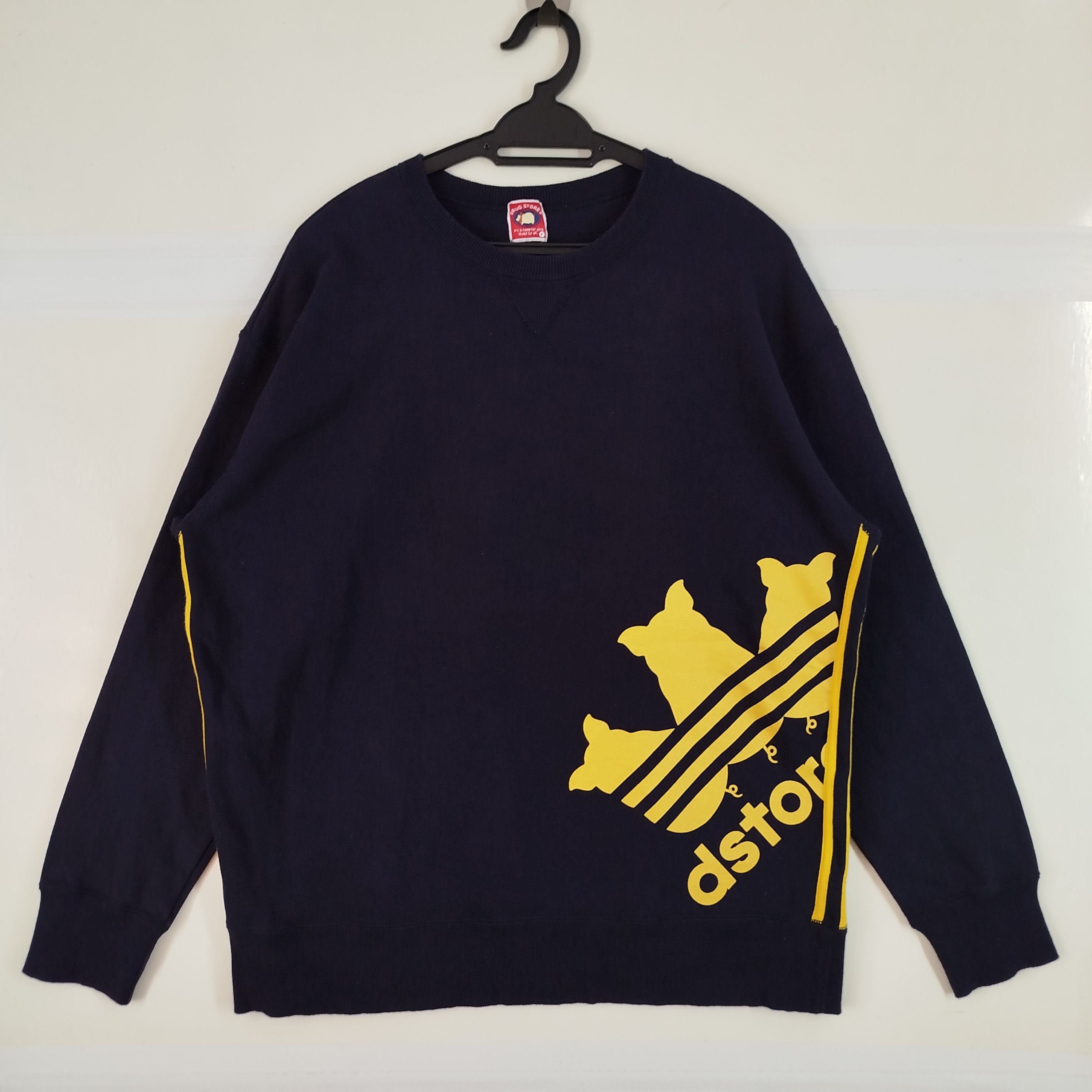 Japanese Brand Drug Store Adidas Designs Big Logo Size US L / EU 52-54 / 3 - 1 Thumbnail