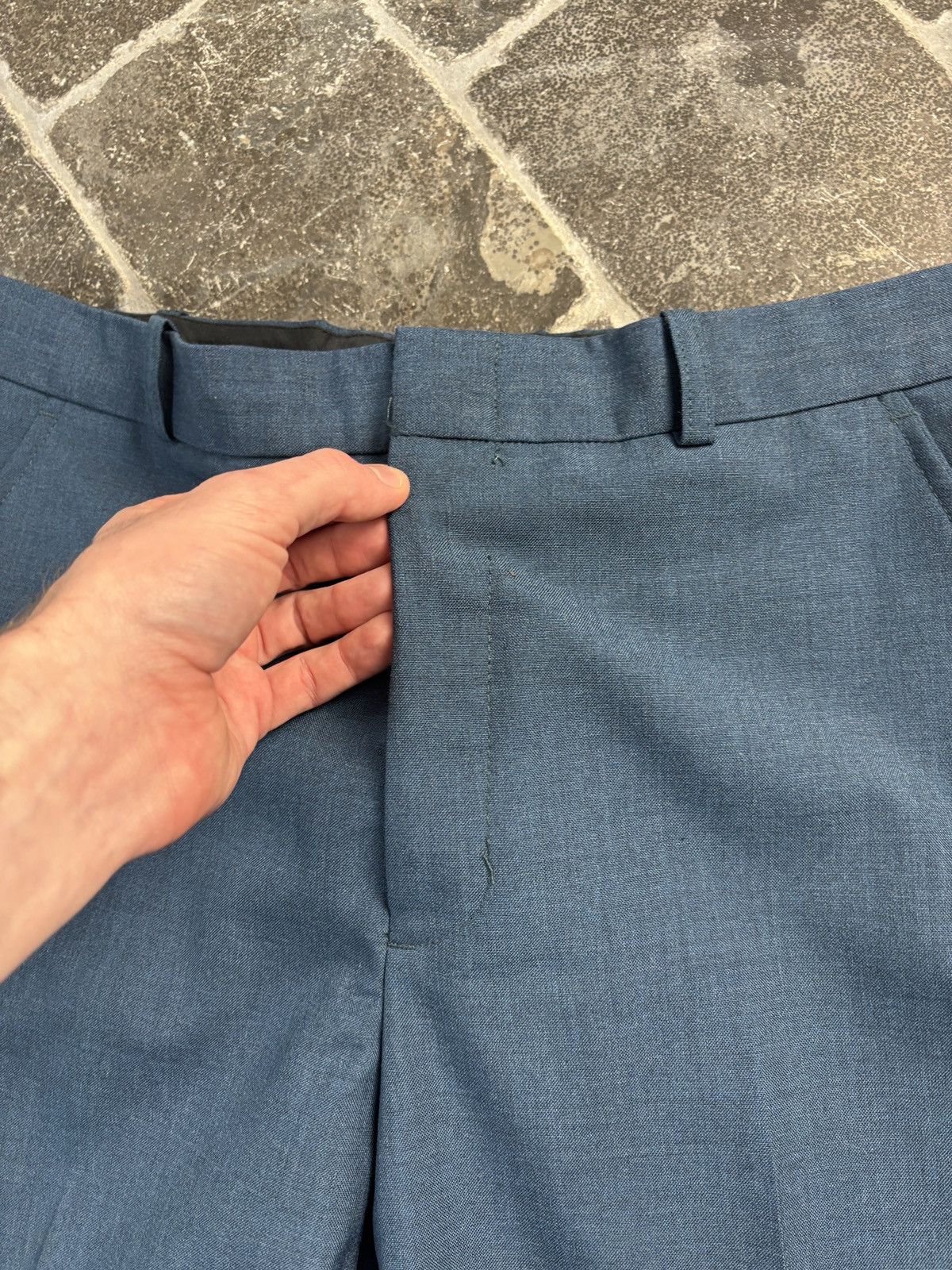 Vintage Vintage Suit Two Piece Uniform Pilot Military Service Blue Size 36R - 10 Thumbnail