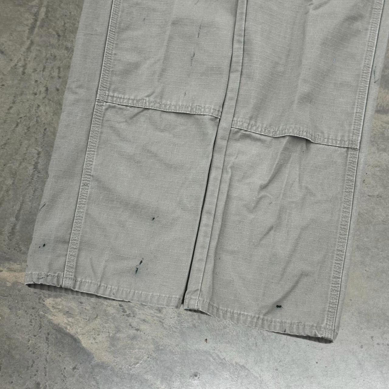 Vintage × Wrangler Vintage Y2K Wrangler Riggs Distressed Canvas Carpenter Pants Size US 30 / EU 46 - 6 Thumbnail
