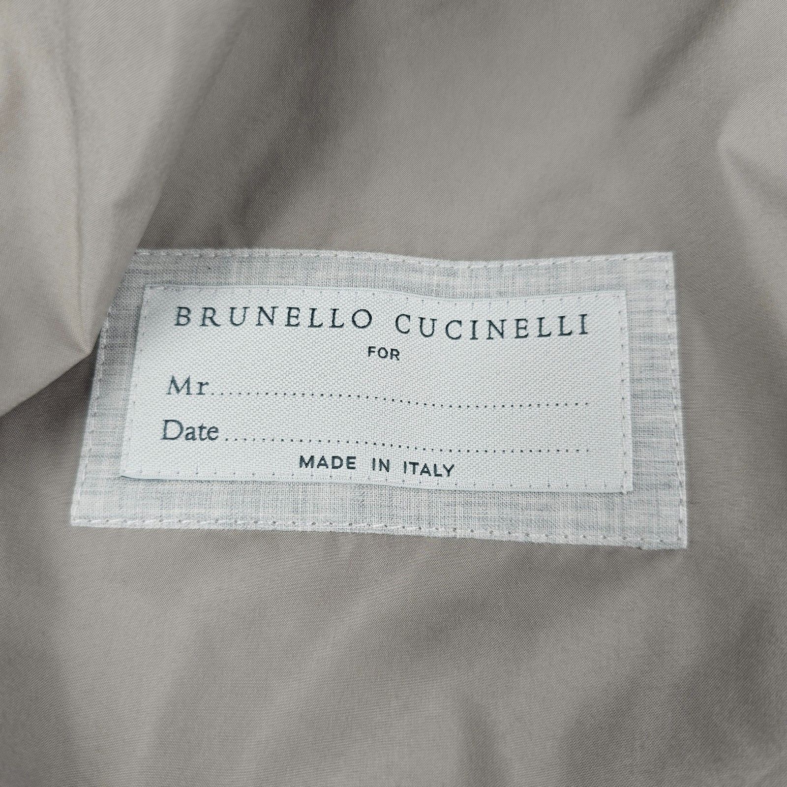 Brunello Cucinelli BRUNELLO CUCINELLI $3350 Gray Fabric Jacket New & Authentic Size US L / EU 52-54 / 3 - 4 Thumbnail