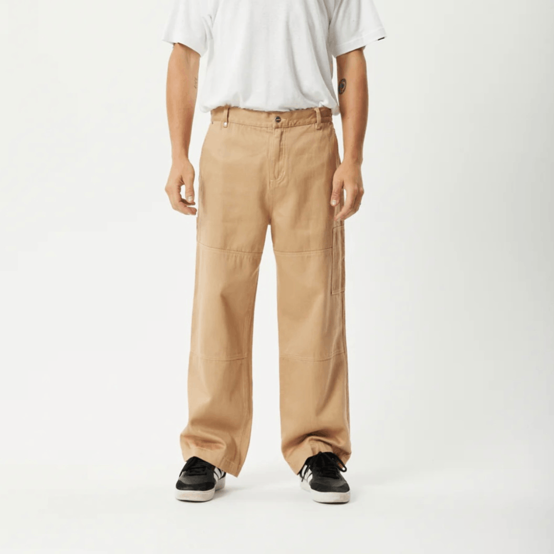 Afends BNWT Afends Sleepy Hollow Richmond Hemp Baggy Workwear Pants Size US 28 / EU 44 - 2 Thumbnail