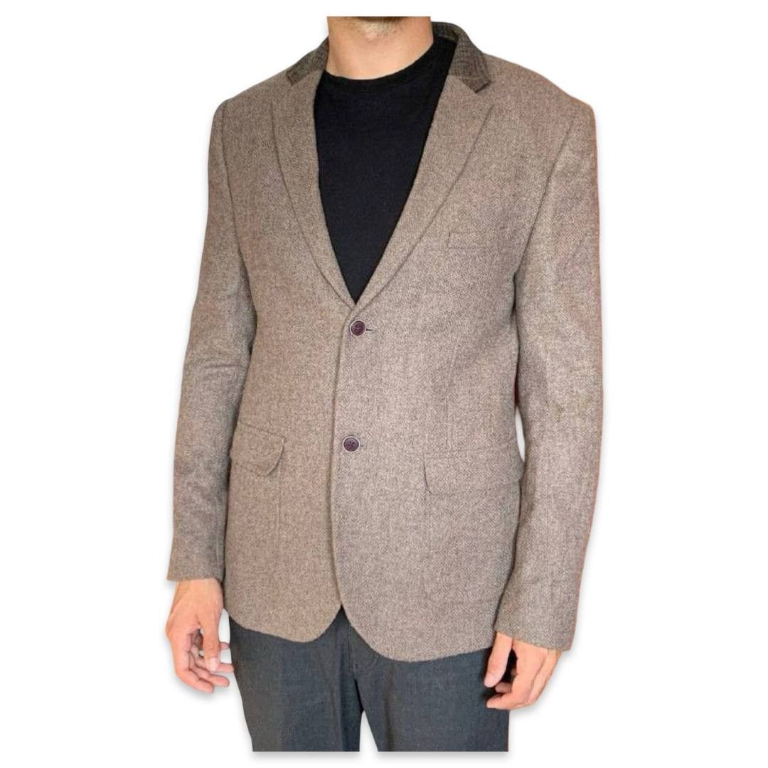 Topman Topman wool elbow patches blazer #1201 Size US L / EU 52-54 / 3 - 4 Thumbnail