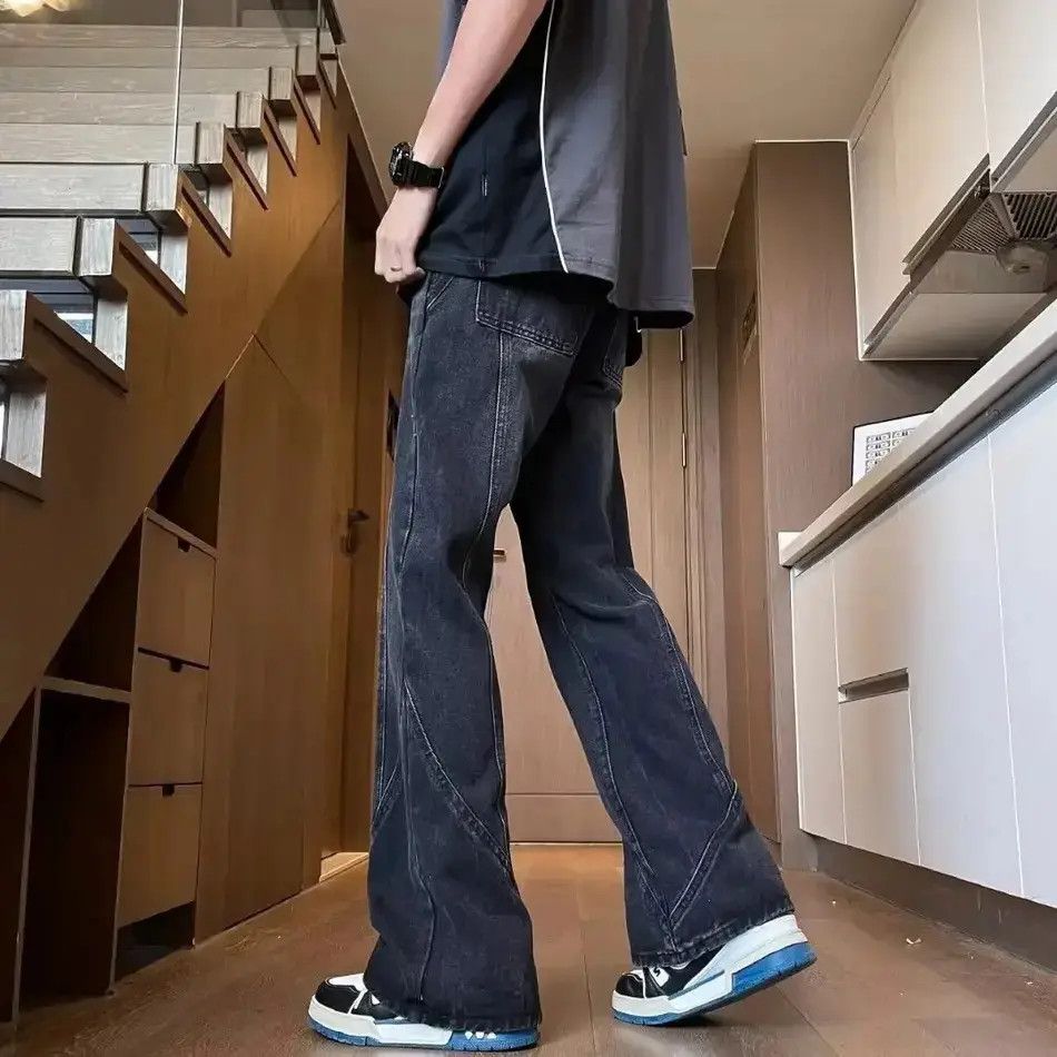 Japanese Brand Streetwear washed casual straight leg jeans Size US 30 / EU 46 - 6 Thumbnail