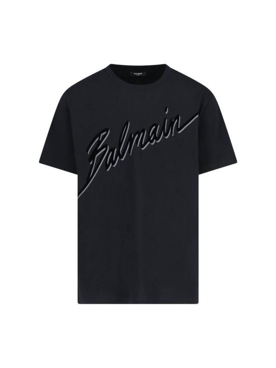 Balmain BALMAIN Men T-Shirts EH1EG010BC86 EAP Black Size US L / EU 52-54 / 3 - 1 Thumbnail