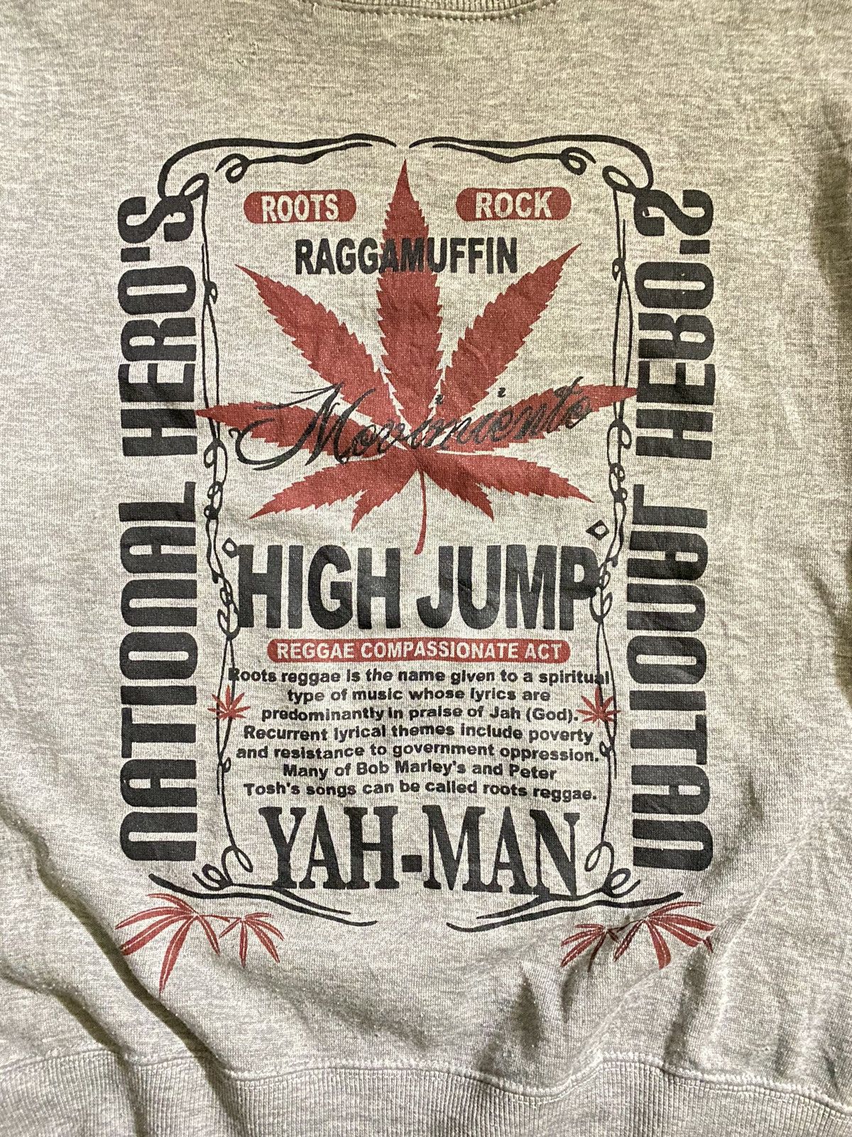 Japanese Brand National Hero’s Raggamuffin High Jump Crewneck Size US M / EU 48-50 / 2 - 4 Thumbnail