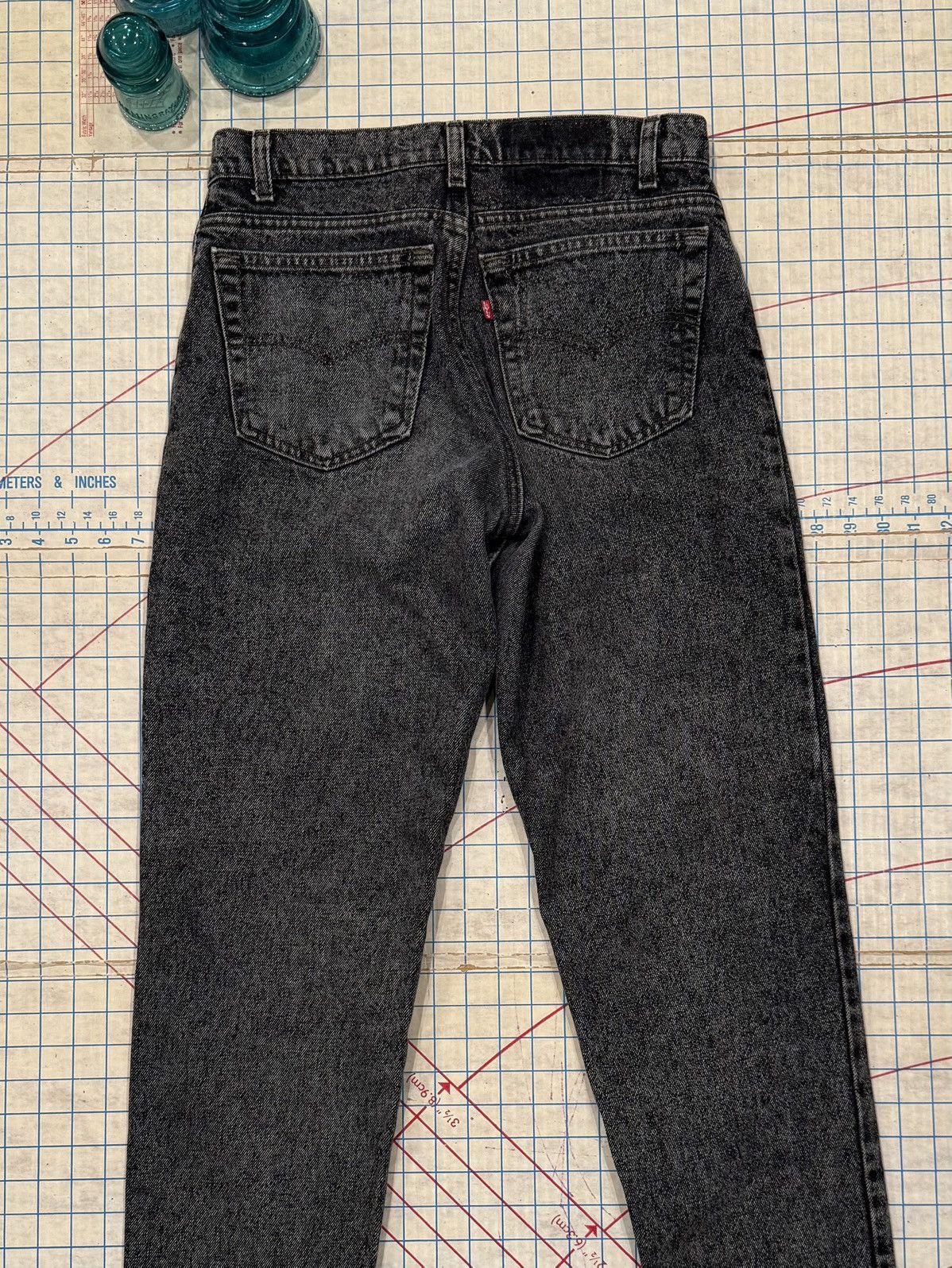 Levi's Levi’s 550 Faded Black Made In USA Denim Jeans 32x30 Size US 32 / EU 48 - 10 Thumbnail