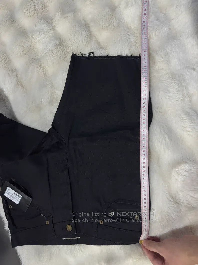 Saint Laurent Paris Saint Laurent Paris Pure Black Denim Shorts Size US 29 - 9 Thumbnail