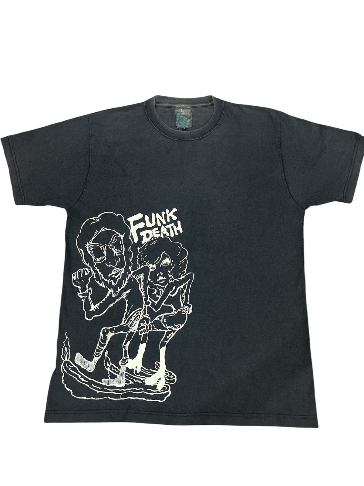 Hysteric Glamour 🔥 FUNK DEATH PUNK SUNFADED TRAVIS SCOTT STYLE TEE Size US L / EU 52-54 / 3 - 1 Thumbnail