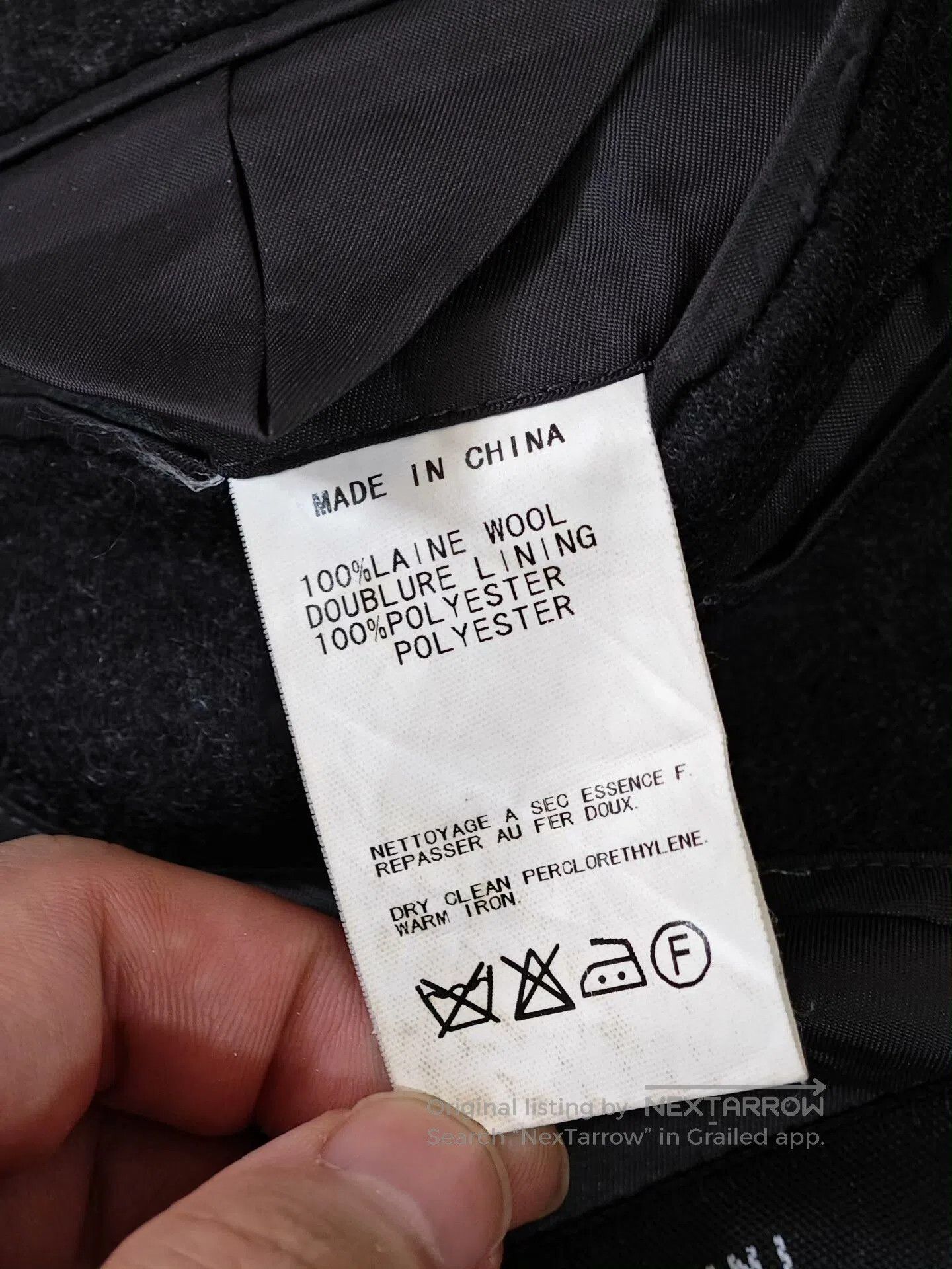 ADAM ET ROPE Wildlife Tailored Gray Wool Jacket. Size US M / EU 48-50 / 2 - 8 Thumbnail