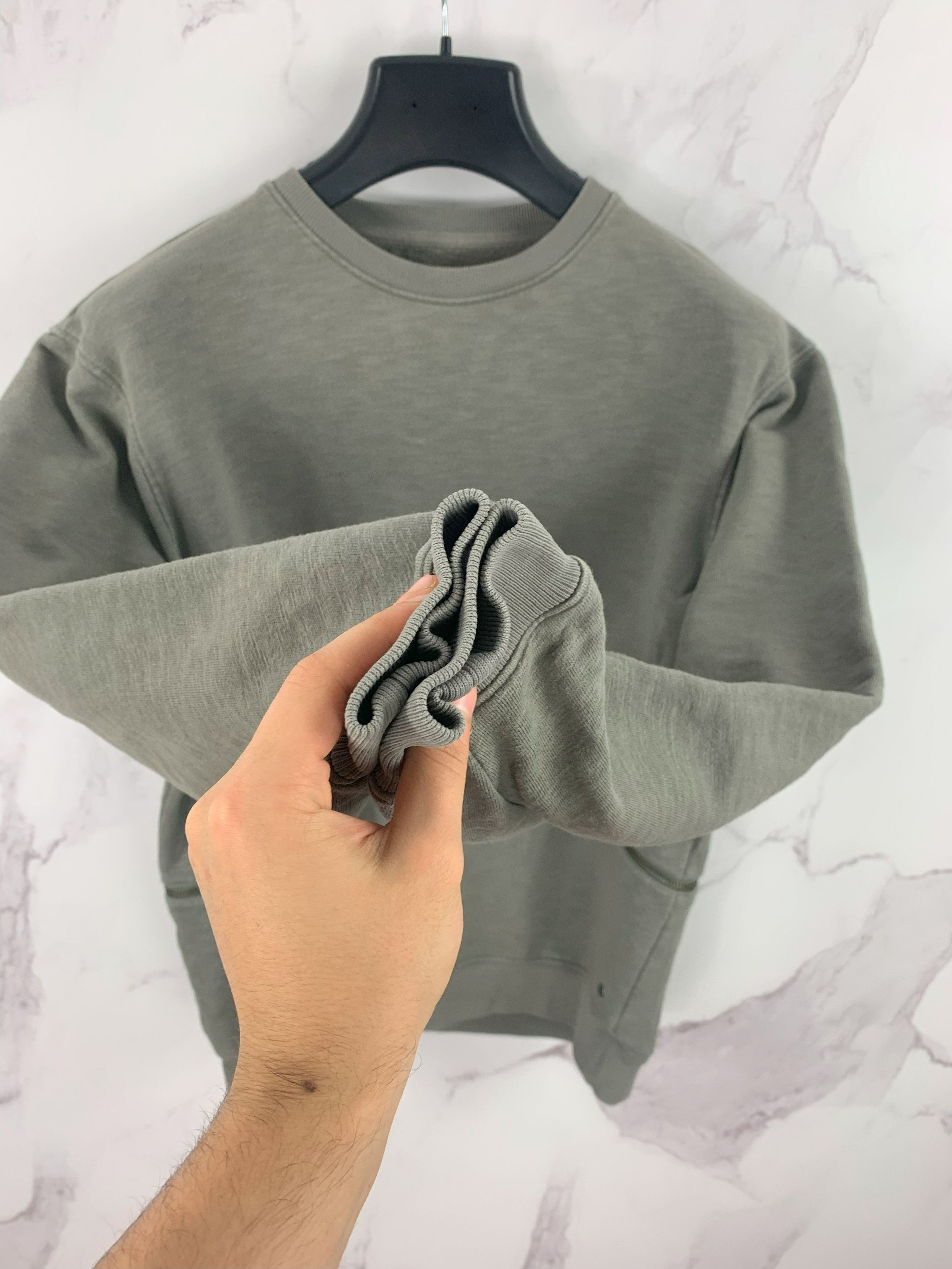 Allsaints Allsaints Griffin Crew Sweatshirt Zip Pockets Size L Size US L / EU 52-54 / 3 - 9 Thumbnail