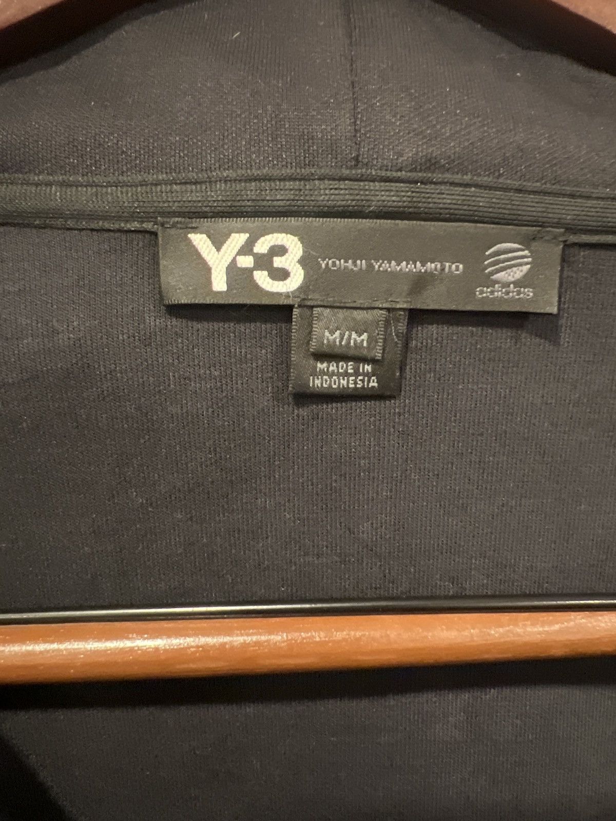 Y-3 Vintage 3-stripe hood football jacket Size US M / EU 48-50 / 2 - 4 Thumbnail