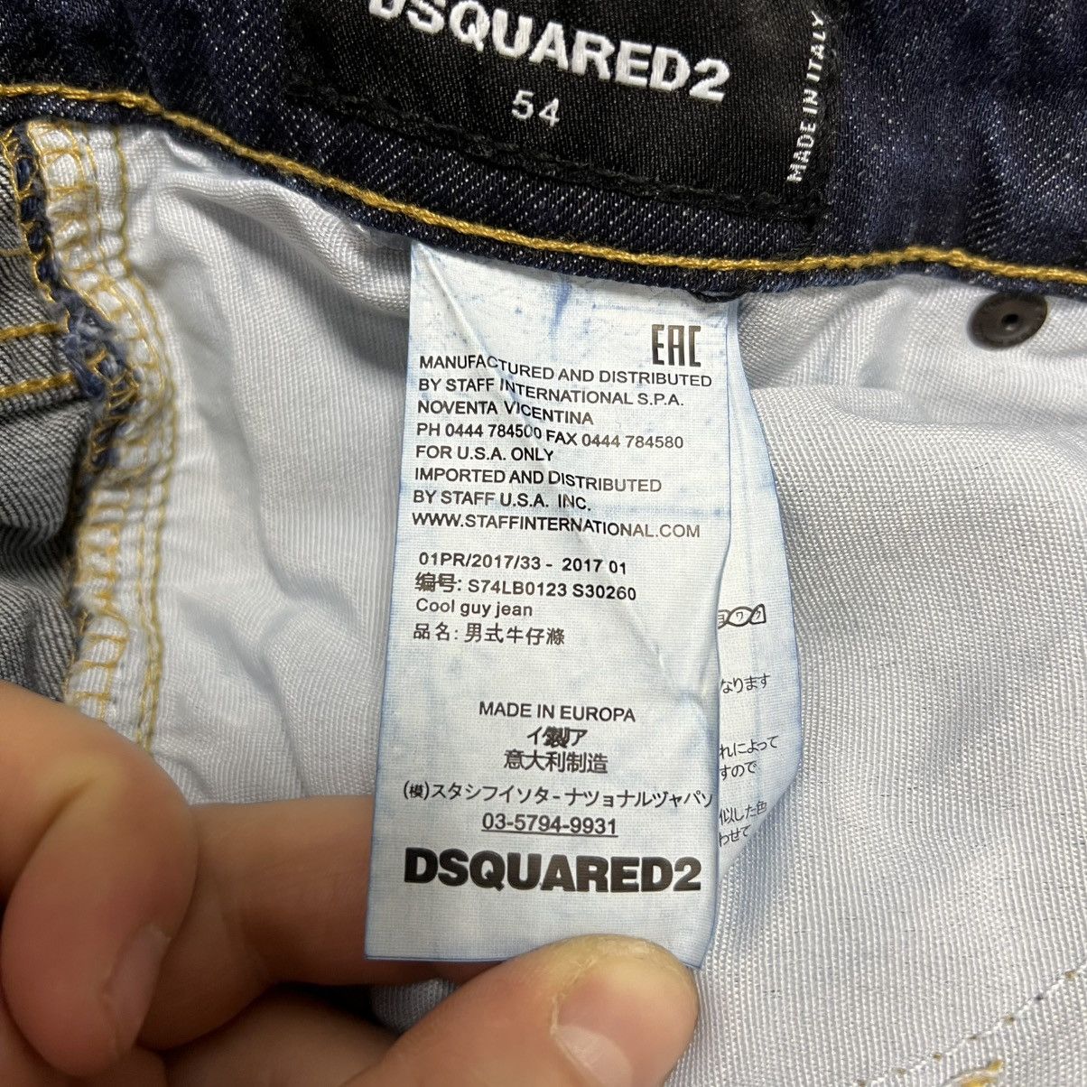 Dsquared2 Dsquared2 Jeans Distressed Jeans Men’s Luxury y2k Size US 34 / EU 50 - 20 Thumbnail