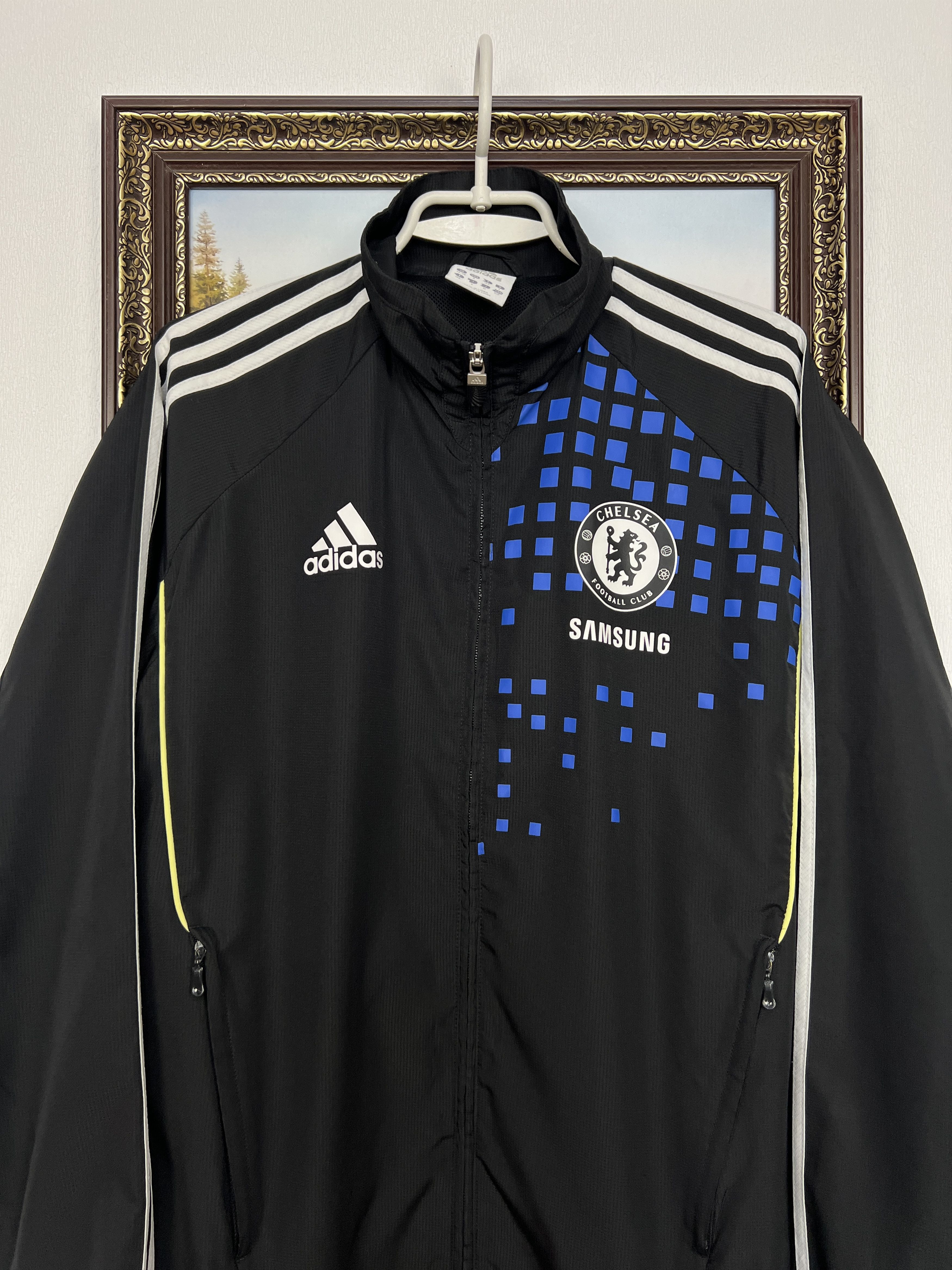 Adidas Vintage Adidas Chelsea Football Jacket Soccer Train Size US S / EU 44-46 / 1 - 2 Thumbnail