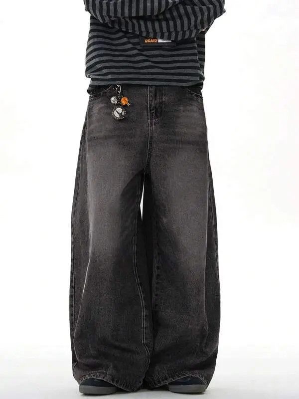 Japanese Brand Hamada x Juri VIntage RETRO 90s baggy denim jeans Size US 36 / EU 52 - 3 Thumbnail