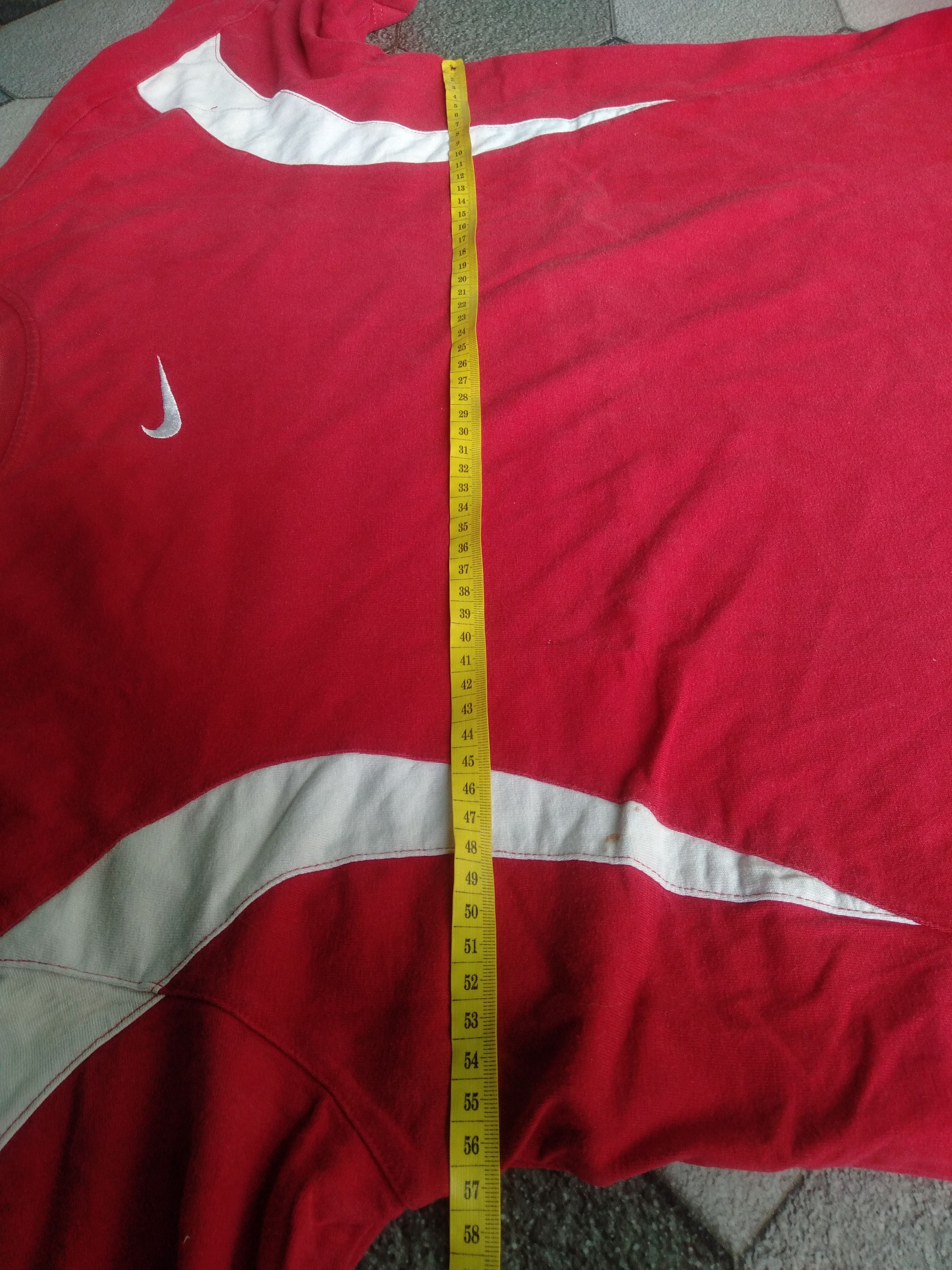 Nike Vintage Nike Team Tiempo Swoosh Tee Jersey Y2K Size US L / EU 52-54 / 3 - 10 Thumbnail
