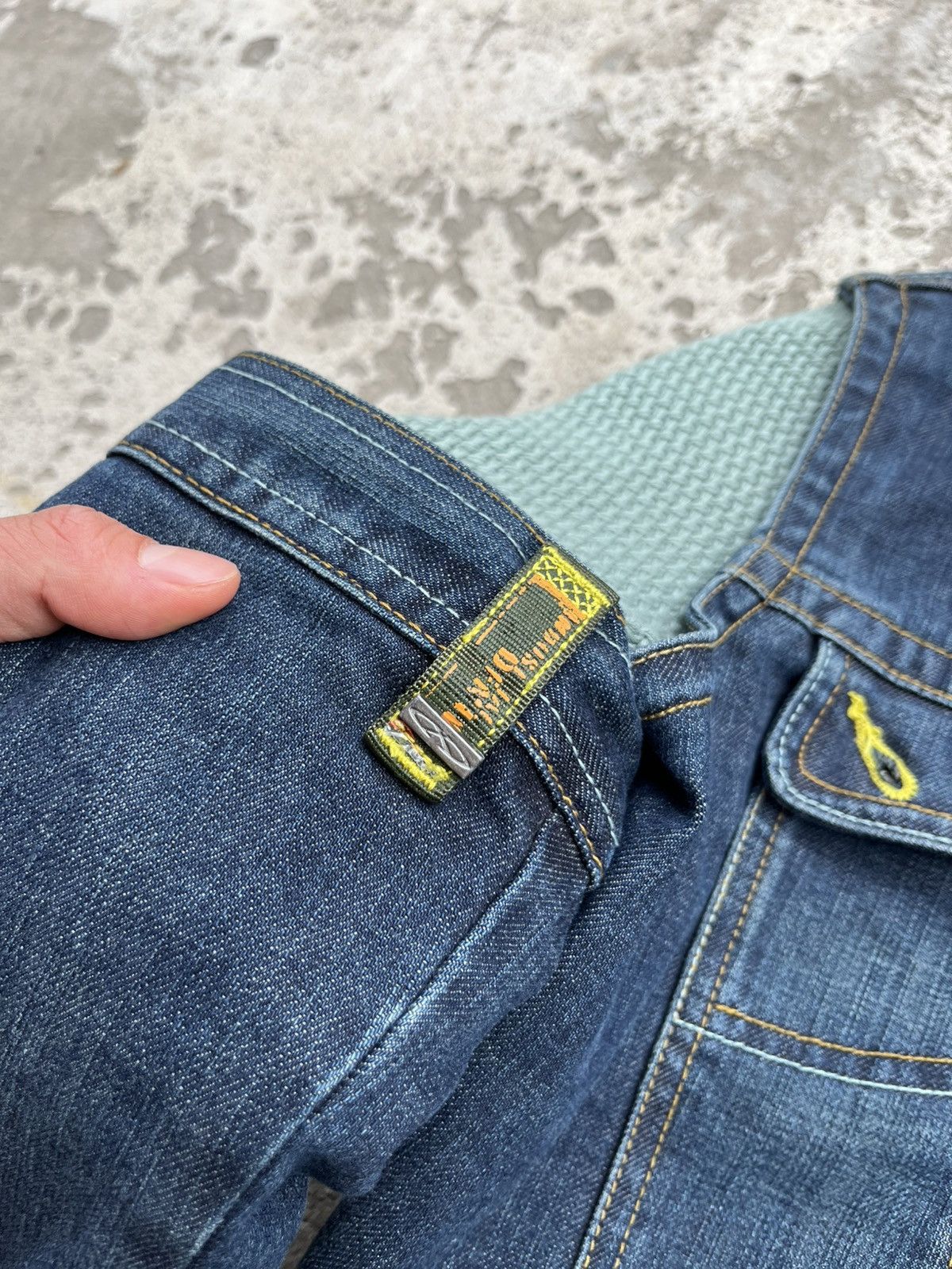 Oakley Oakley Metal Industrial Denim Knitted Avant Gard Jacket Y2K Size S / US 4 / IT 40 - 10 Thumbnail