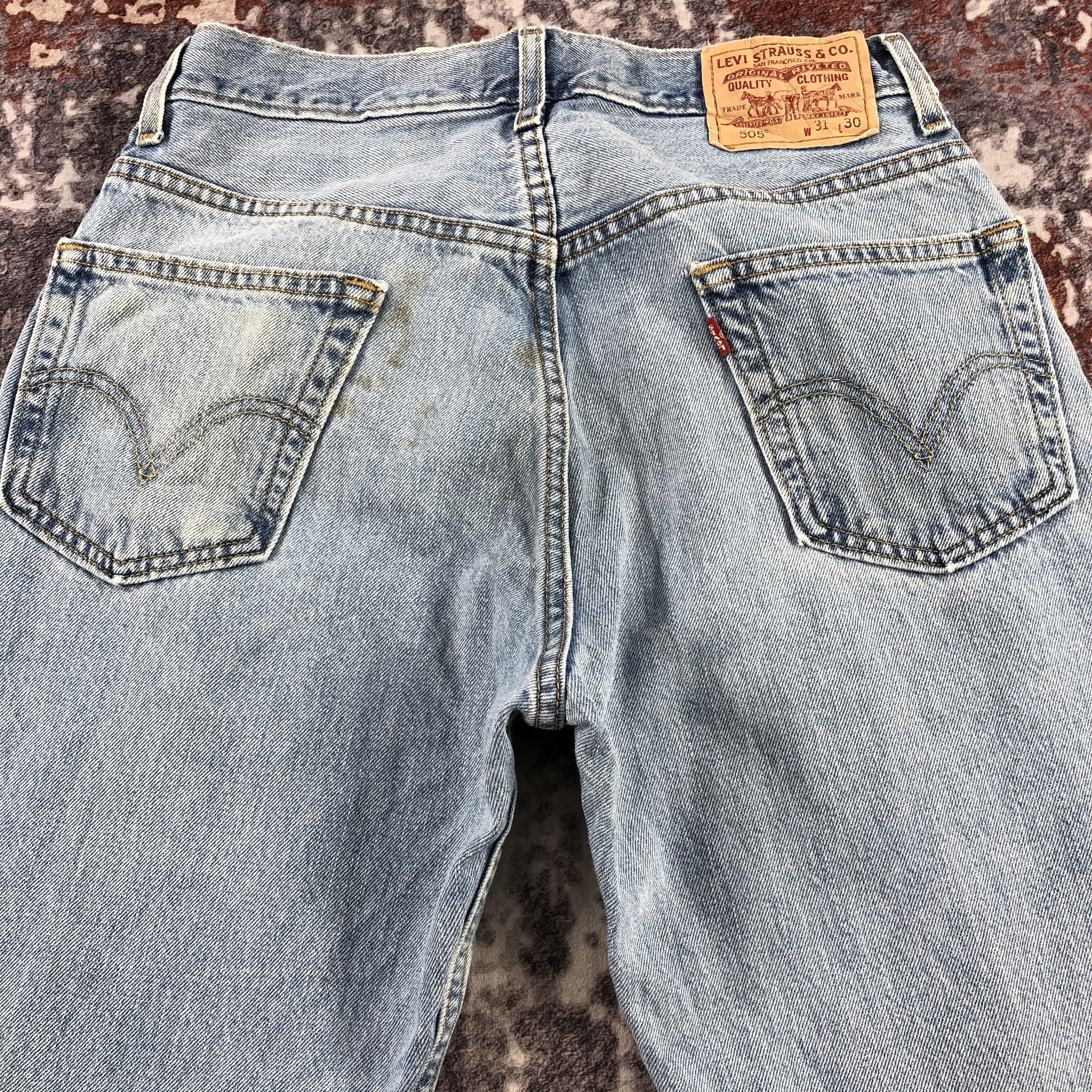 Levi's × Vintage Vintage Light Wash Levis 505 Jeans-JM3106 Size US 30 / EU 46 - 3 Thumbnail