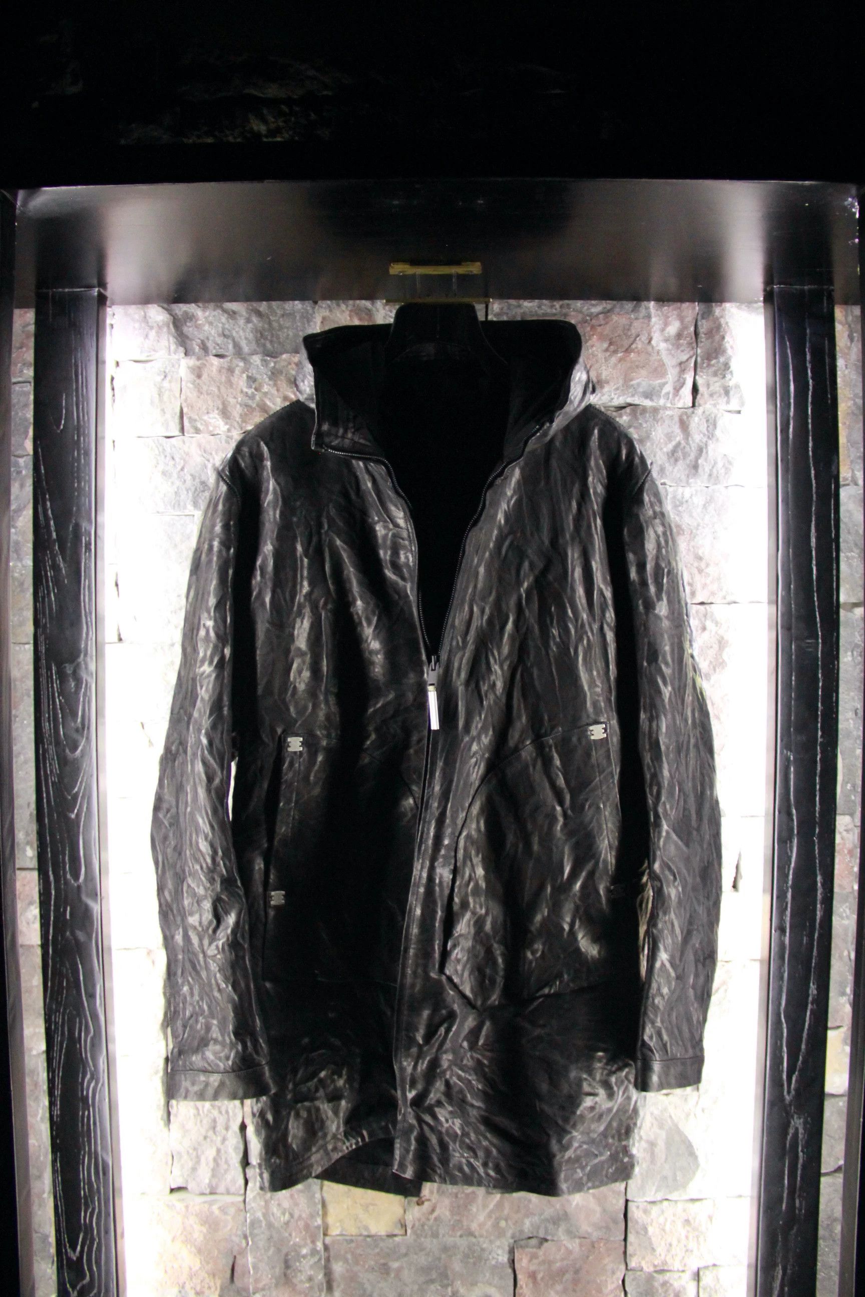 Isaac Sellam Experience Isaac Sellam Experience Black Heavy Coats Men xl Size US XL / EU 56 / 4 - 1 Thumbnail