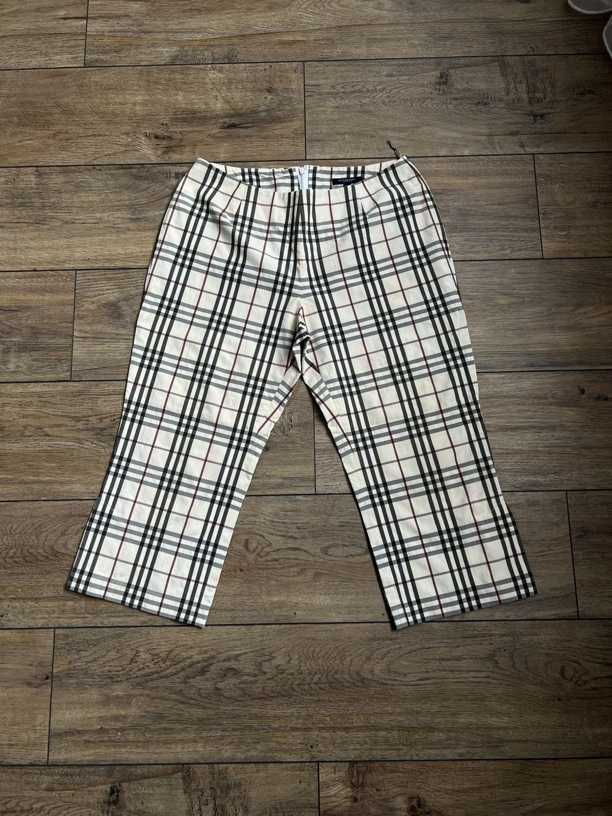 Burberry Burberry London Nova Check Capri Cropped Pants Size 28" / US 6 / IT 42 - 1 Thumbnail