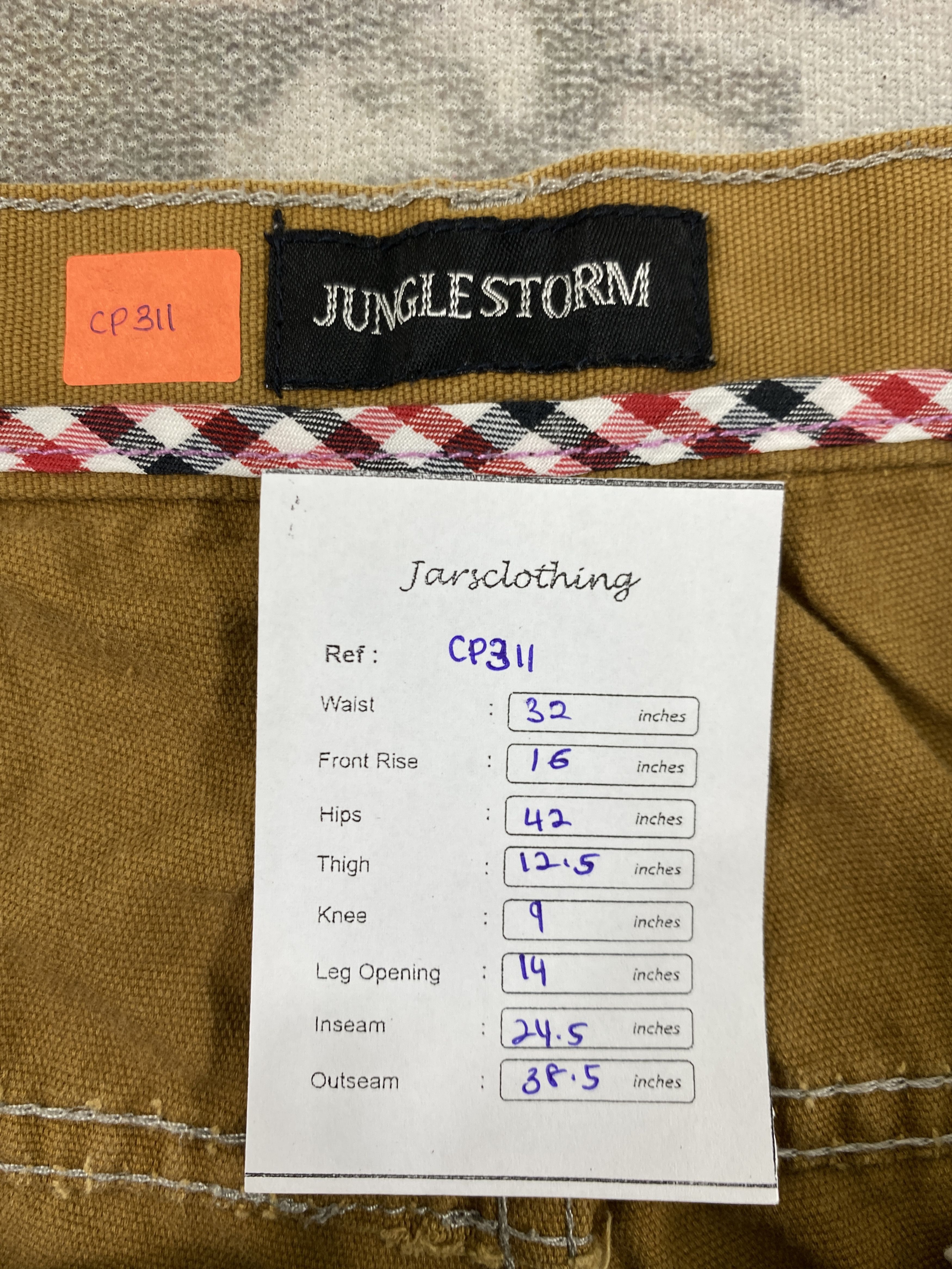 Japanese Brand Jungle Storm Carpenter Cargo Pants -CP311 Size US 32 / EU 48 - 7 Thumbnail