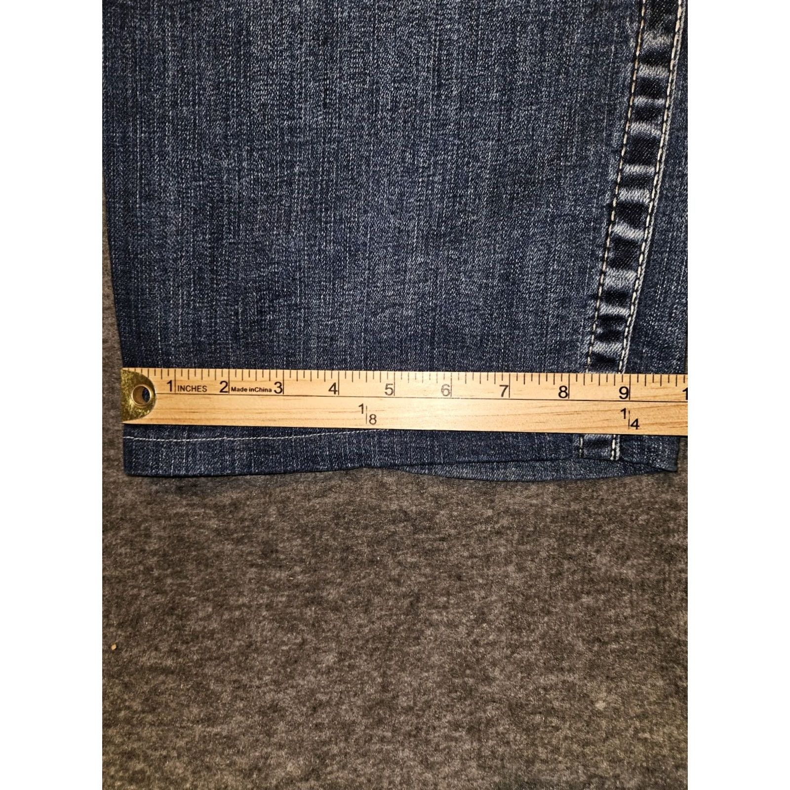 Vintage BKE Seth Jeans Men 36S Straight Leg Blue Denim Stretch Embroidered Preppy Size US 36 / EU 52 - 6 Thumbnail