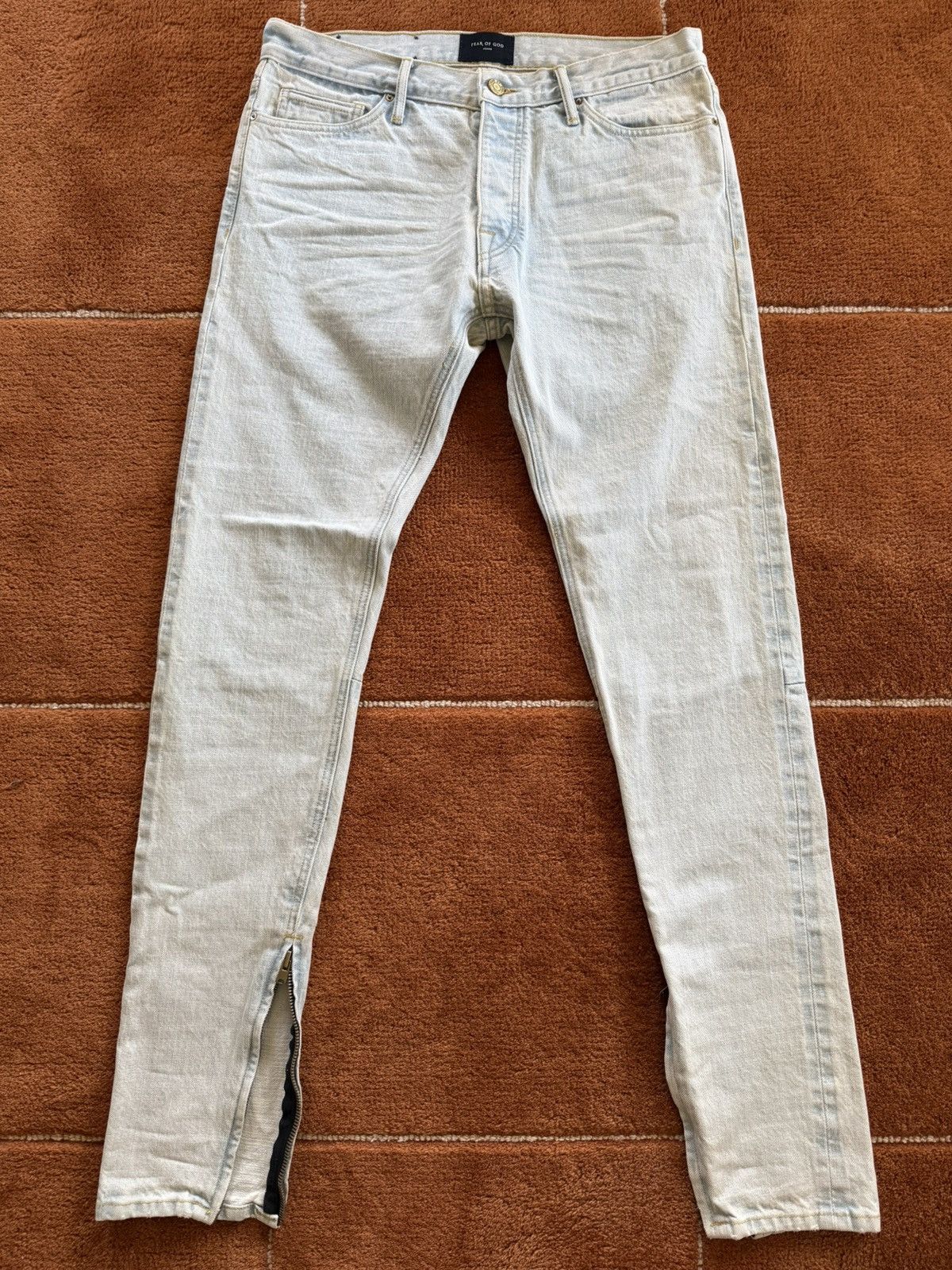 Fear of God Fear of God Selvedge Skinny Denim Jeans Size US 34 / EU 50 - 1 Thumbnail