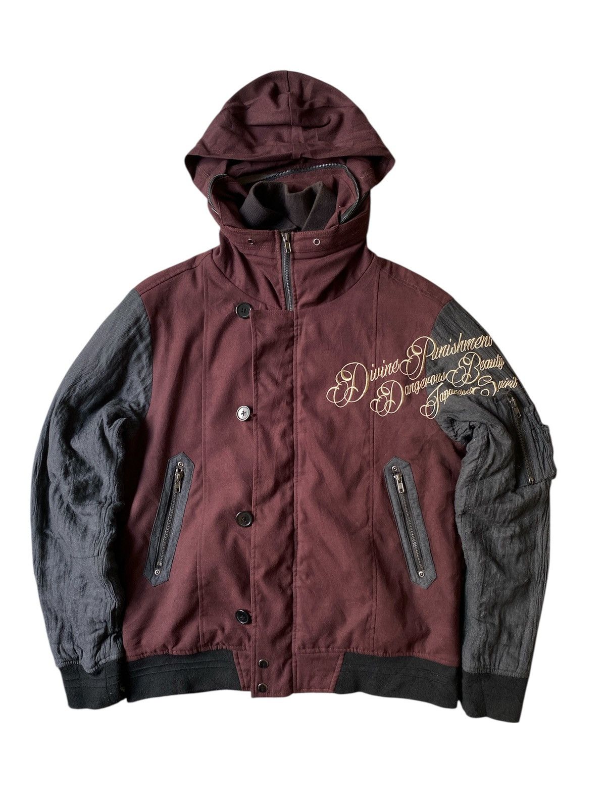 If Six Was Nine Vintage Japanese Traditional Samurai Bomber Jacket Size US XL / EU 56 / 4 - 2 Thumbnail